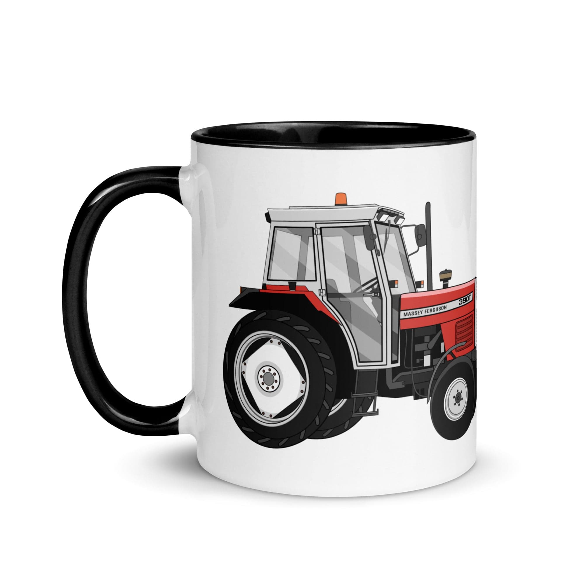 The Tractors Mugs Store Massey Ferguson 390T Mug with Color Inside Quality Farmers Merch