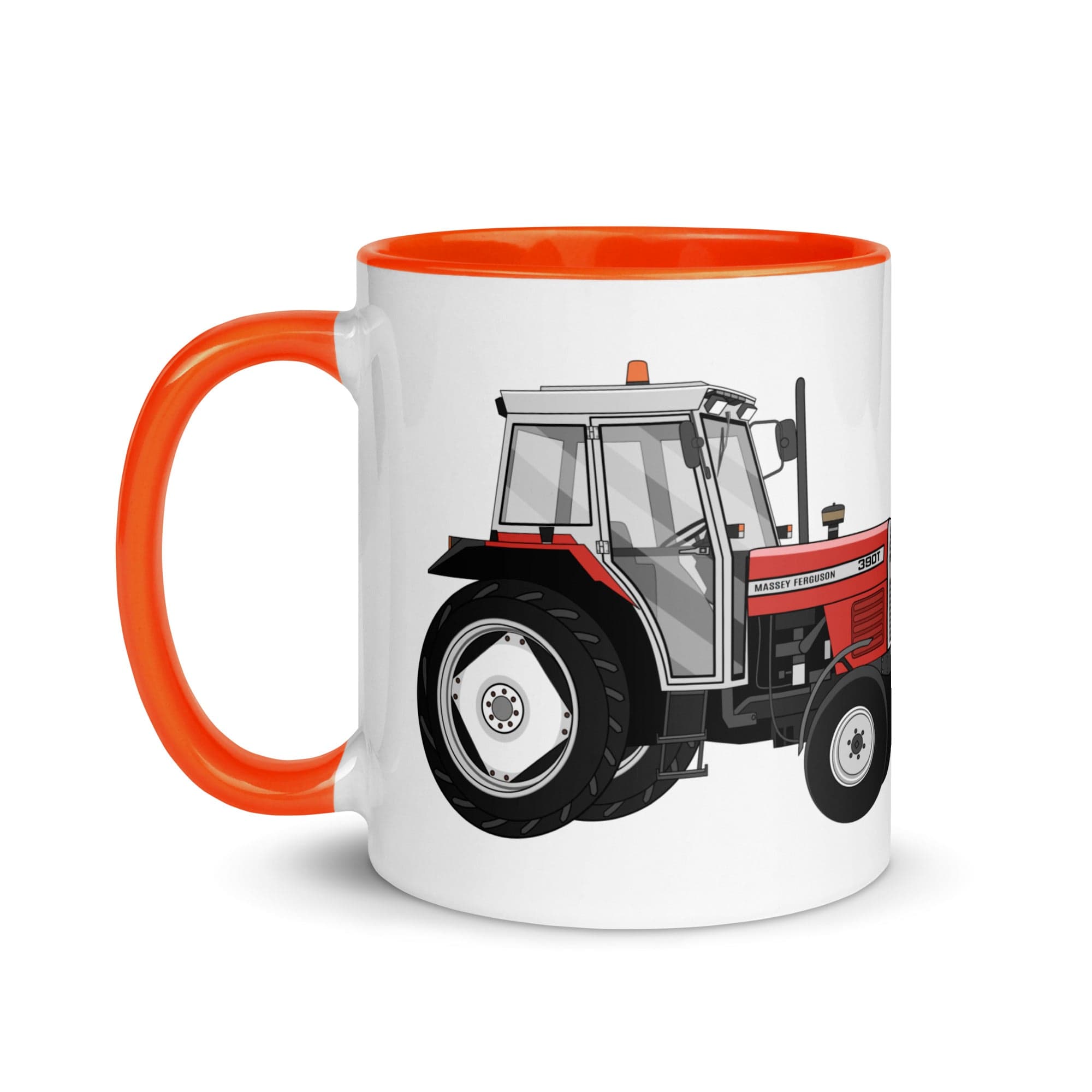 The Tractors Mugs Store Massey Ferguson 390T Mug with Color Inside Quality Farmers Merch