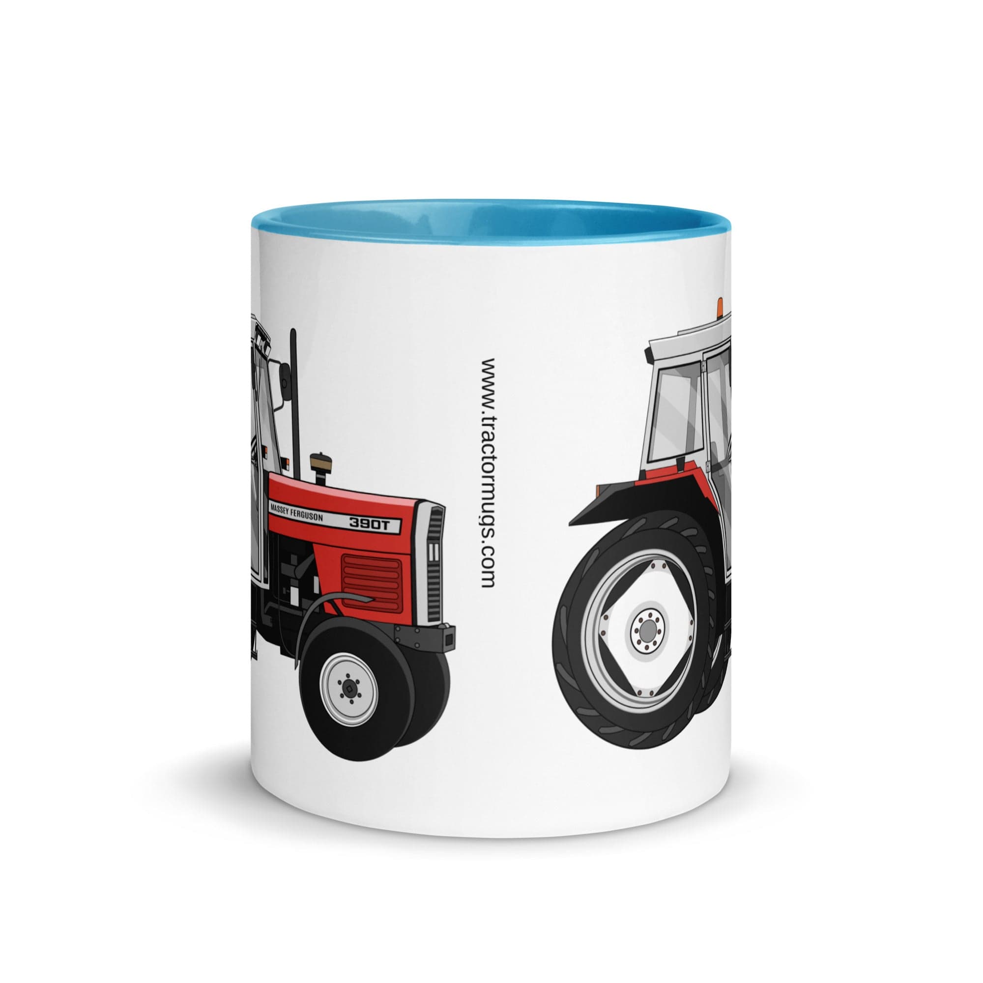 The Tractors Mugs Store Massey Ferguson 390T Mug with Color Inside Quality Farmers Merch