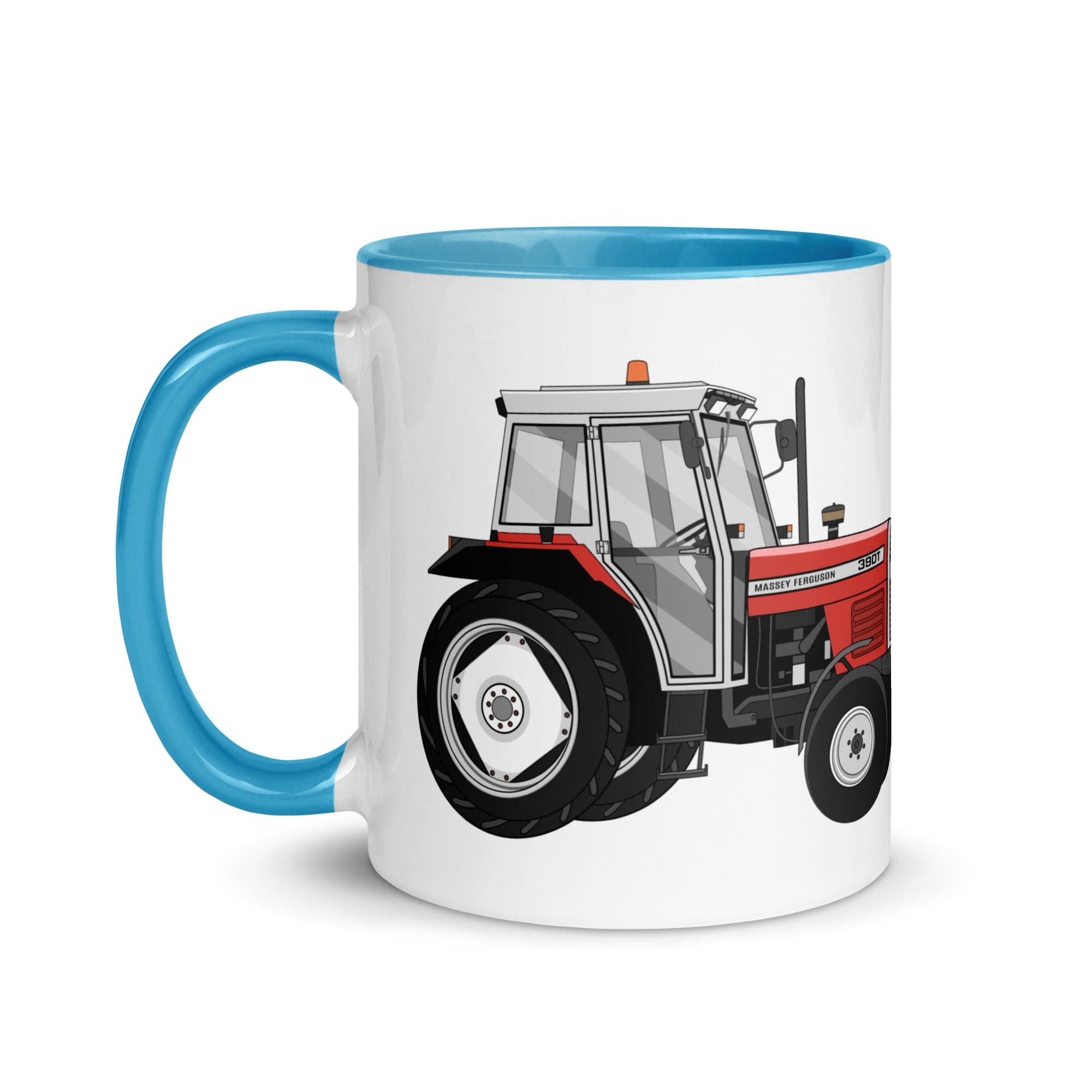 The Tractors Mugs Store Massey Ferguson 390T Mug with Color Inside Quality Farmers Merch