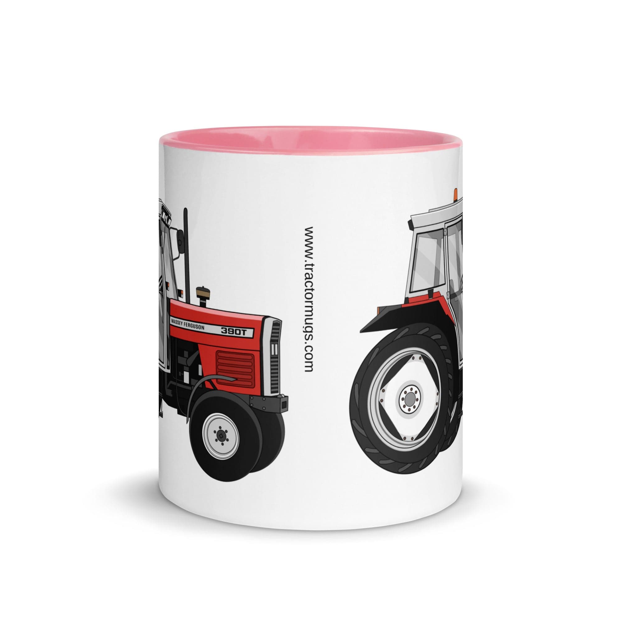 The Tractors Mugs Store Massey Ferguson 390T Mug with Color Inside Quality Farmers Merch