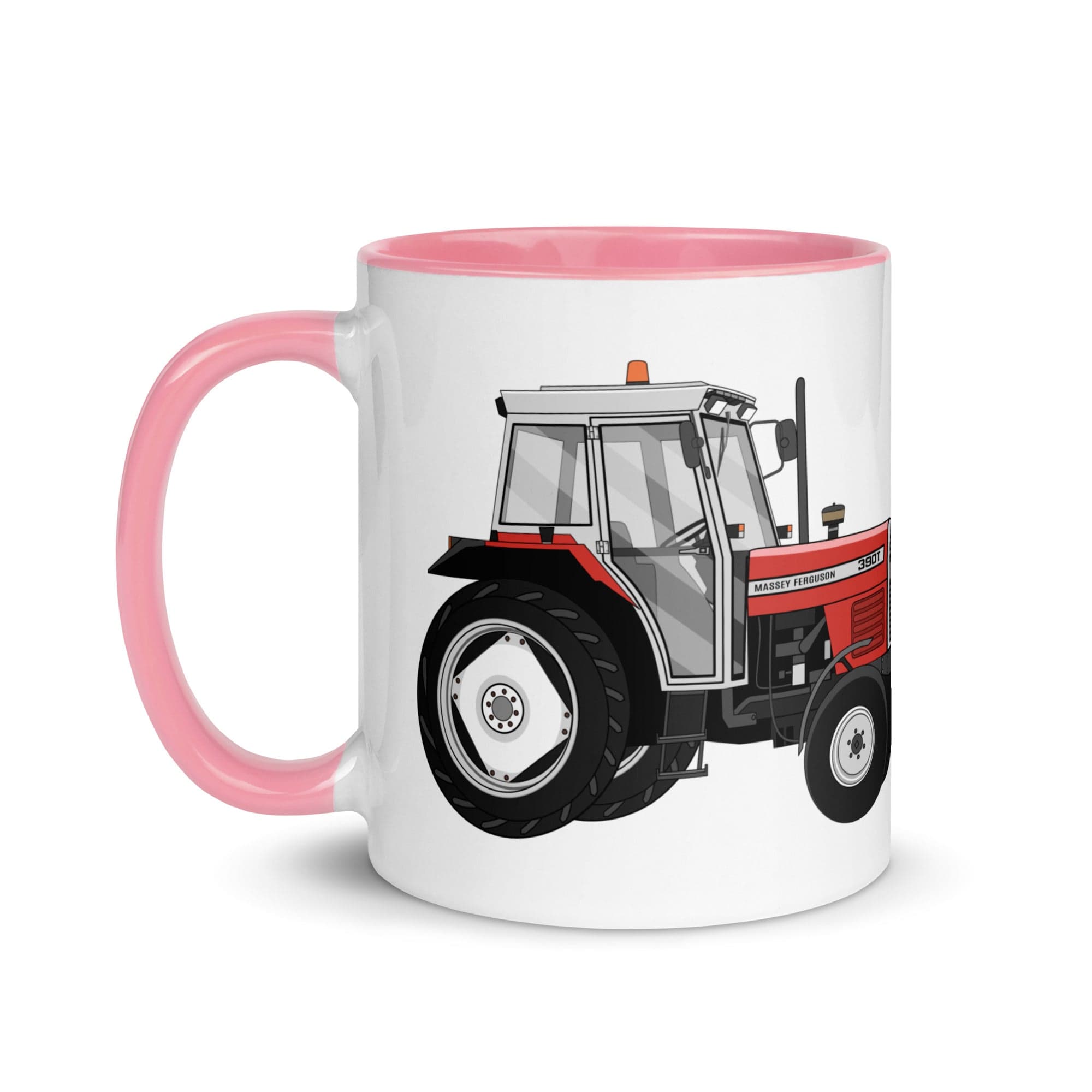 The Tractors Mugs Store Massey Ferguson 390T Mug with Color Inside Quality Farmers Merch