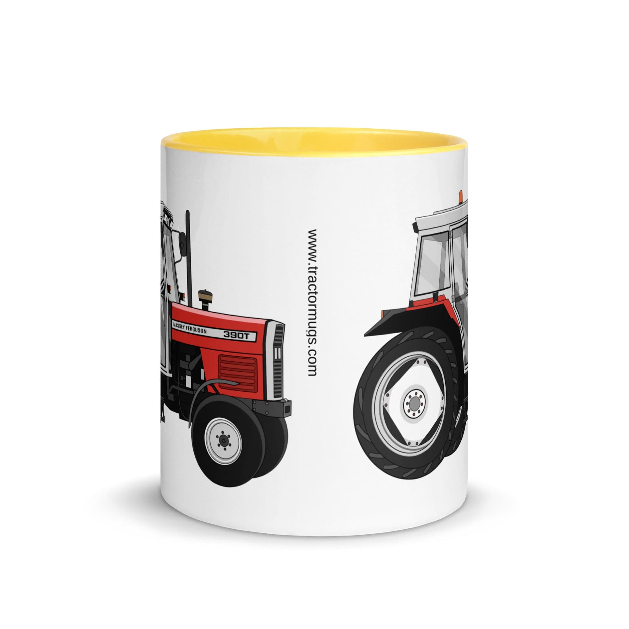 The Tractors Mugs Store Massey Ferguson 390T Mug with Color Inside Quality Farmers Merch