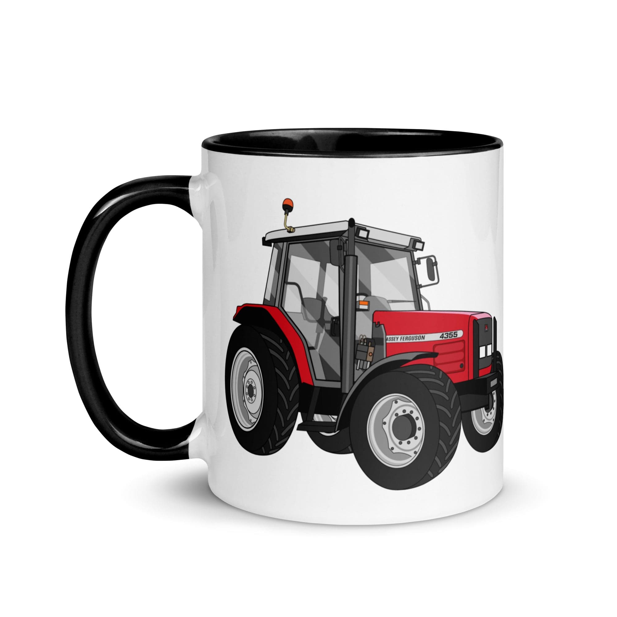 The Tractors Mugs Store Massey Ferguson 4355 Mug with Color Inside Quality Farmers Merch
