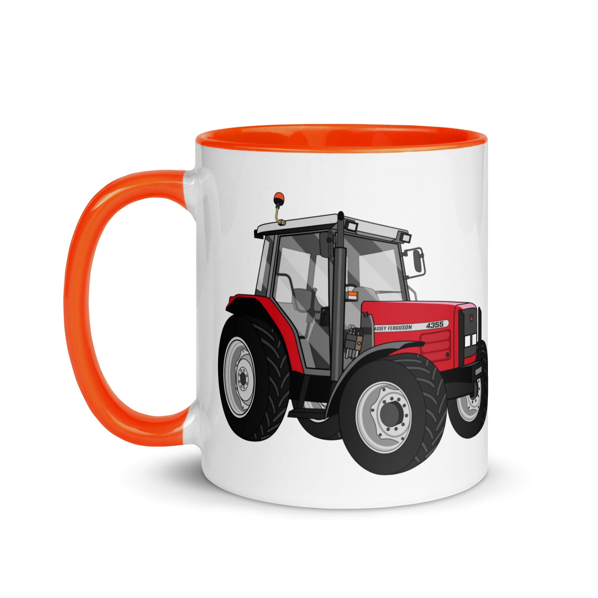 The Tractors Mugs Store Massey Ferguson 4355 Mug with Color Inside Quality Farmers Merch