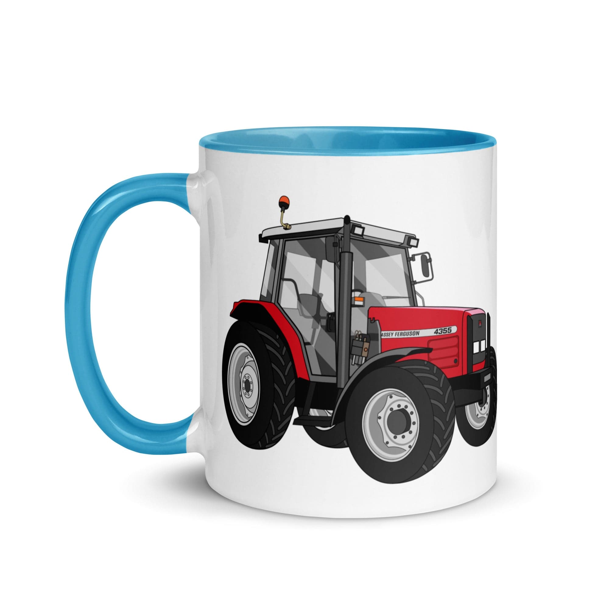 The Tractors Mugs Store Massey Ferguson 4355 Mug with Color Inside Quality Farmers Merch