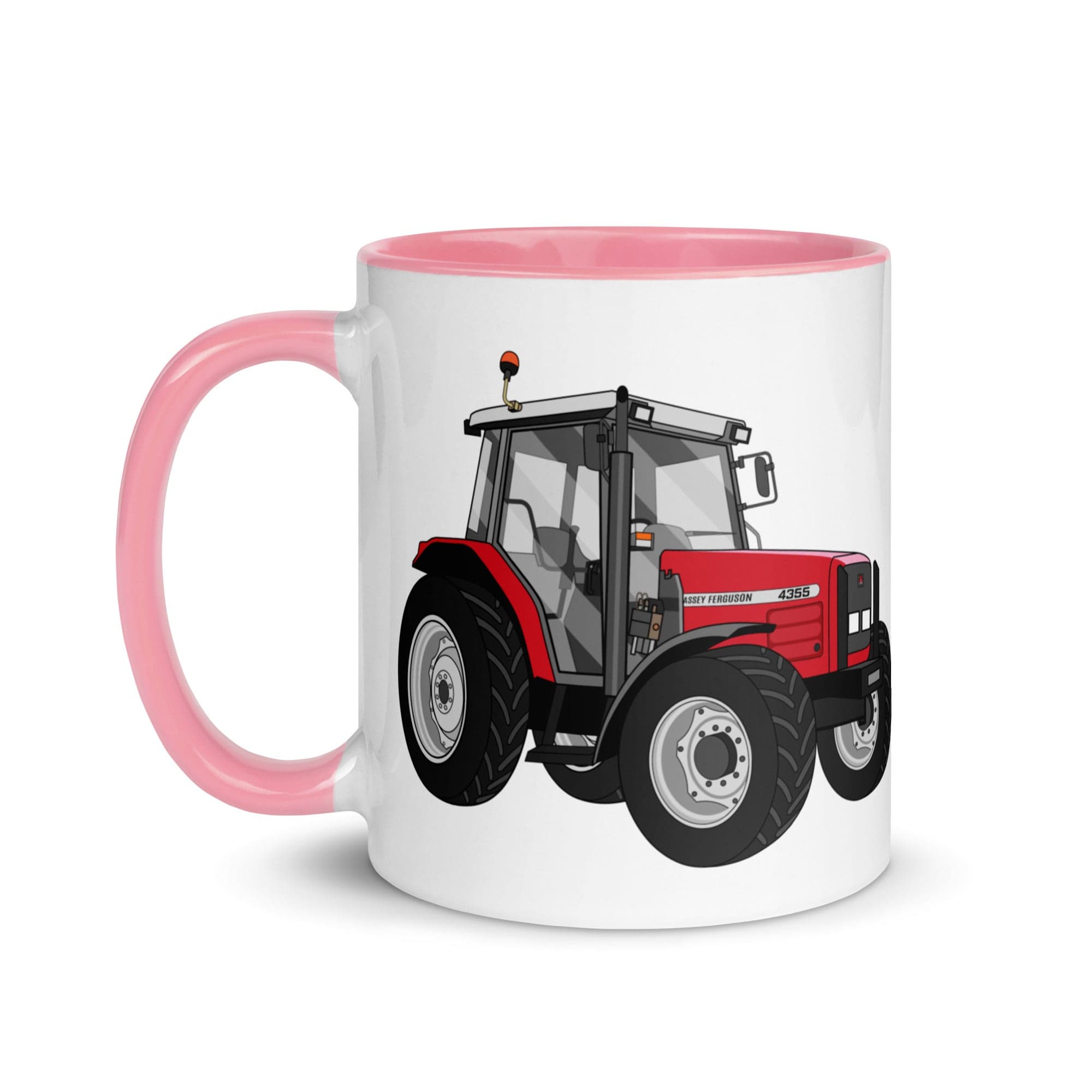The Tractors Mugs Store Massey Ferguson 4355 Mug with Color Inside Quality Farmers Merch