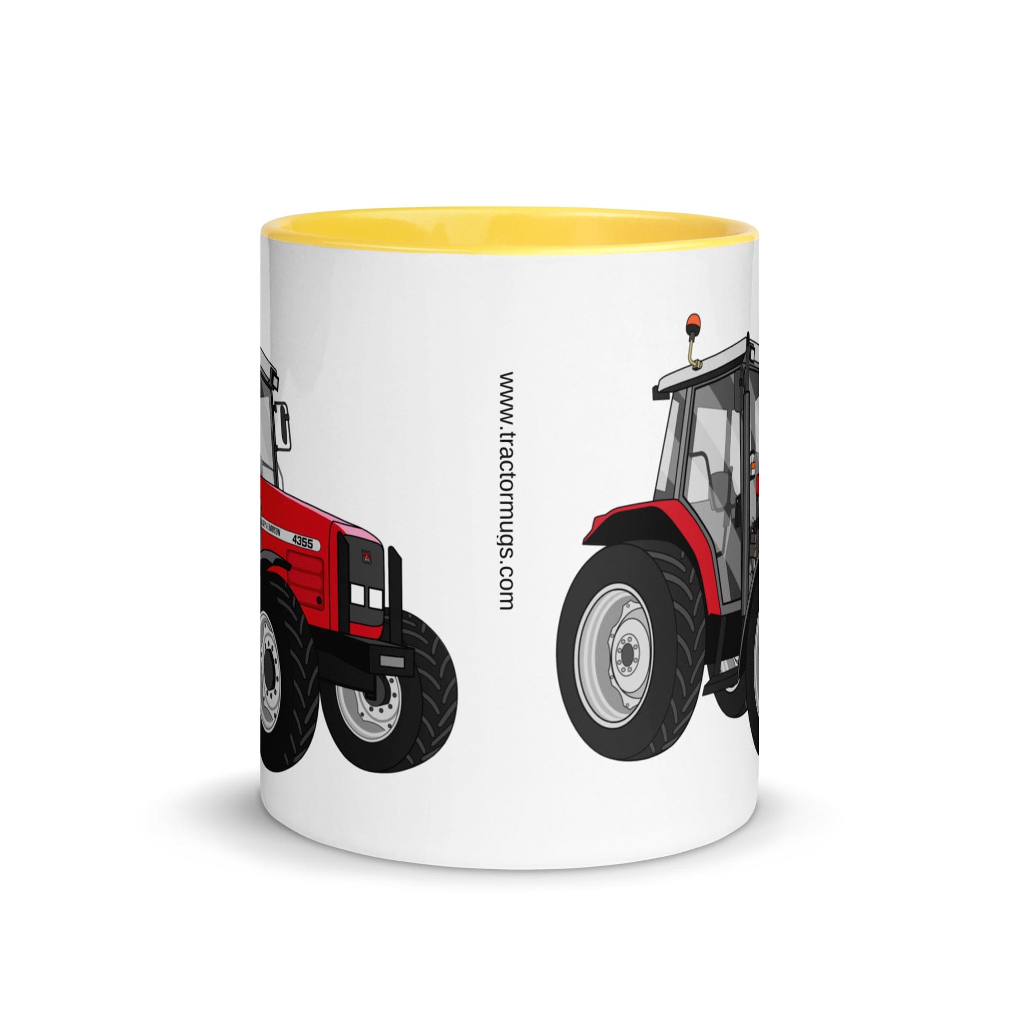 The Tractors Mugs Store Massey Ferguson 4355 Mug with Color Inside Quality Farmers Merch