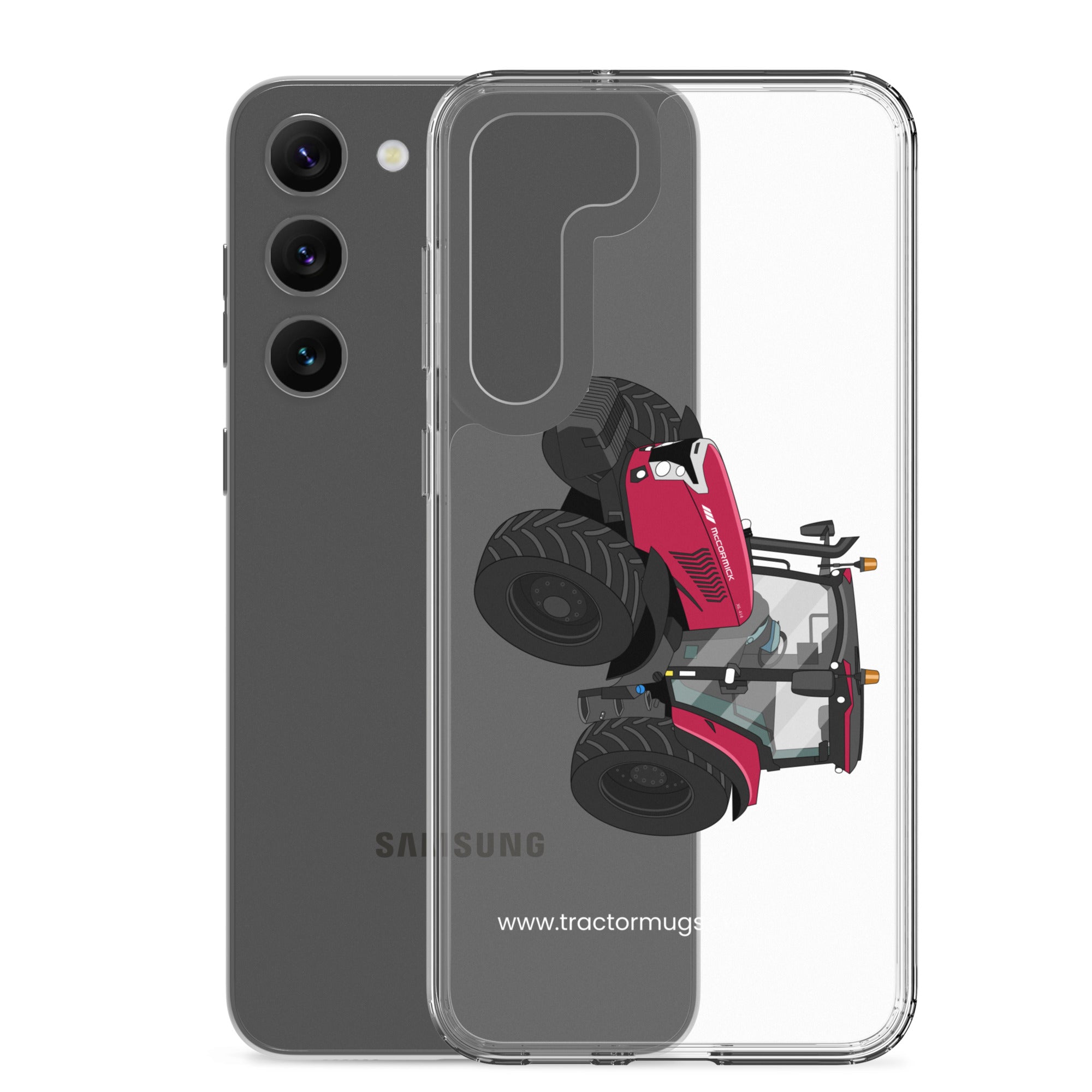 The Tractors Mugs Store McCormick X6.414 P6-Drive Clear Case for SamsungĀ® Quality Farmers Merch