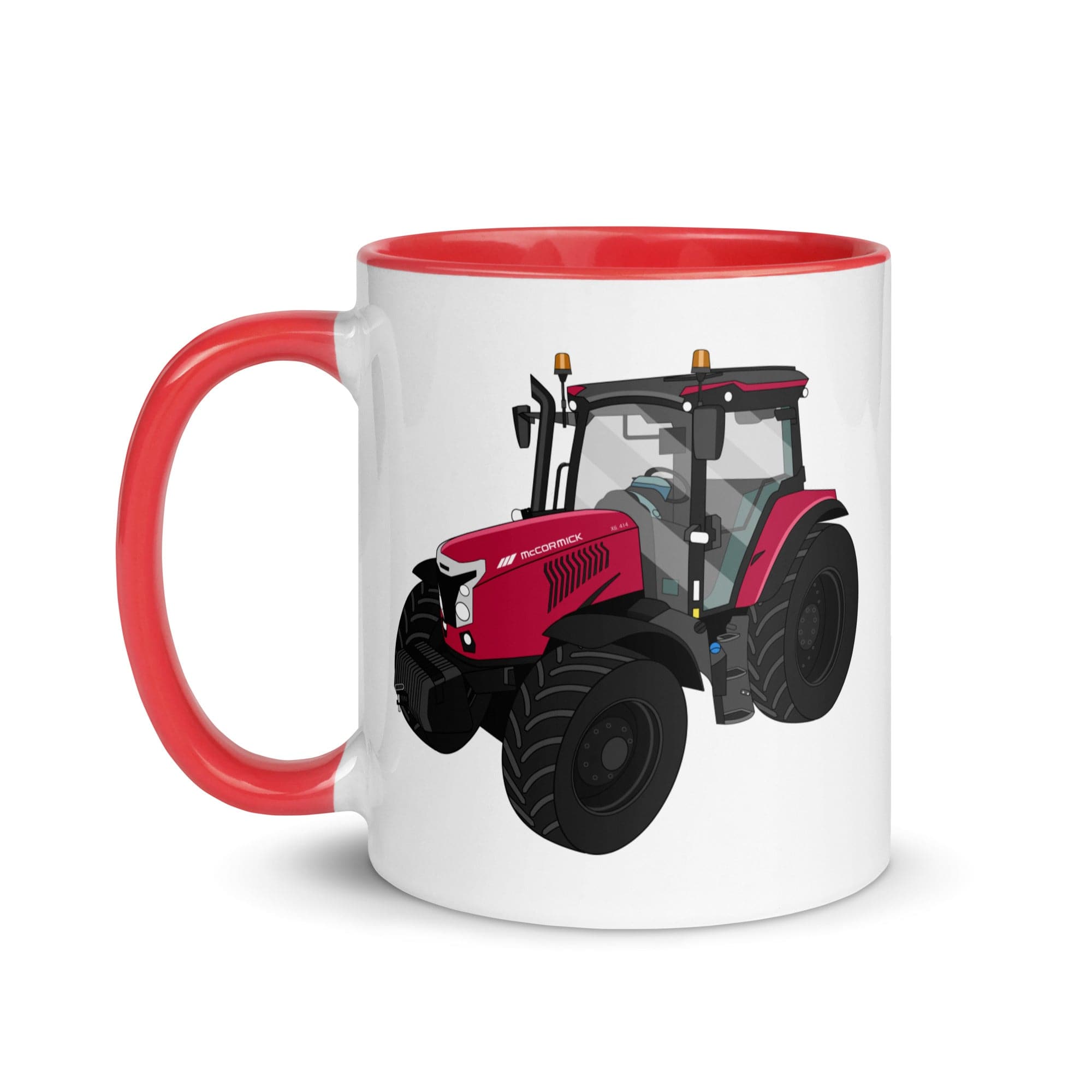 The Tractors Mugs Store McCormick X6.414 P6-Drive Mug with Color Inside Quality Farmers Merch