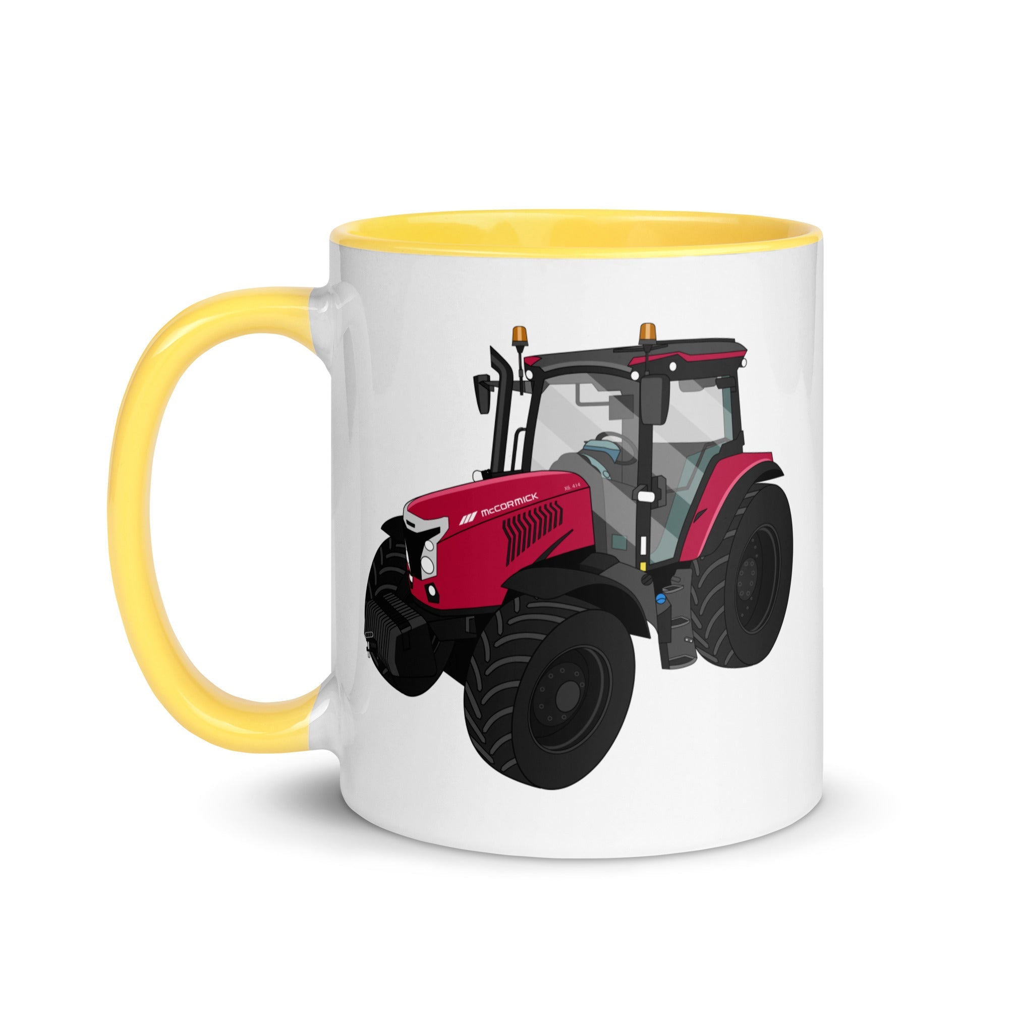 The Tractors Mugs Store McCormick X6.414 P6-Drive Mug with Color Inside Quality Farmers Merch