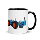 The Tractors Mugs Store Mug with Color Inside Black Doe Triple D (1962) Mug with Color Inside Quality Farmers Merch