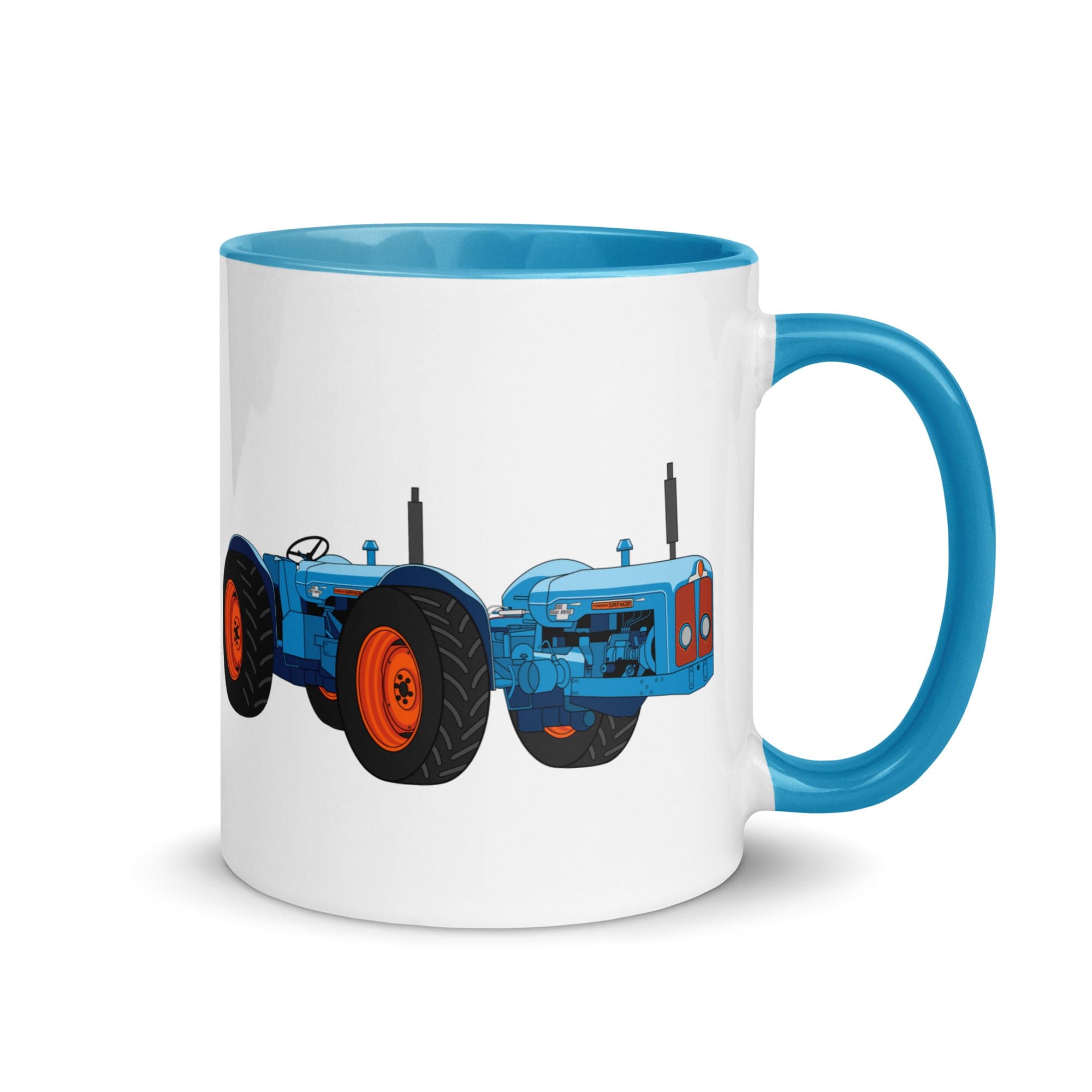 The Tractors Mugs Store Mug with Color Inside Blue Doe Triple D (1962) Mug with Color Inside Quality Farmers Merch