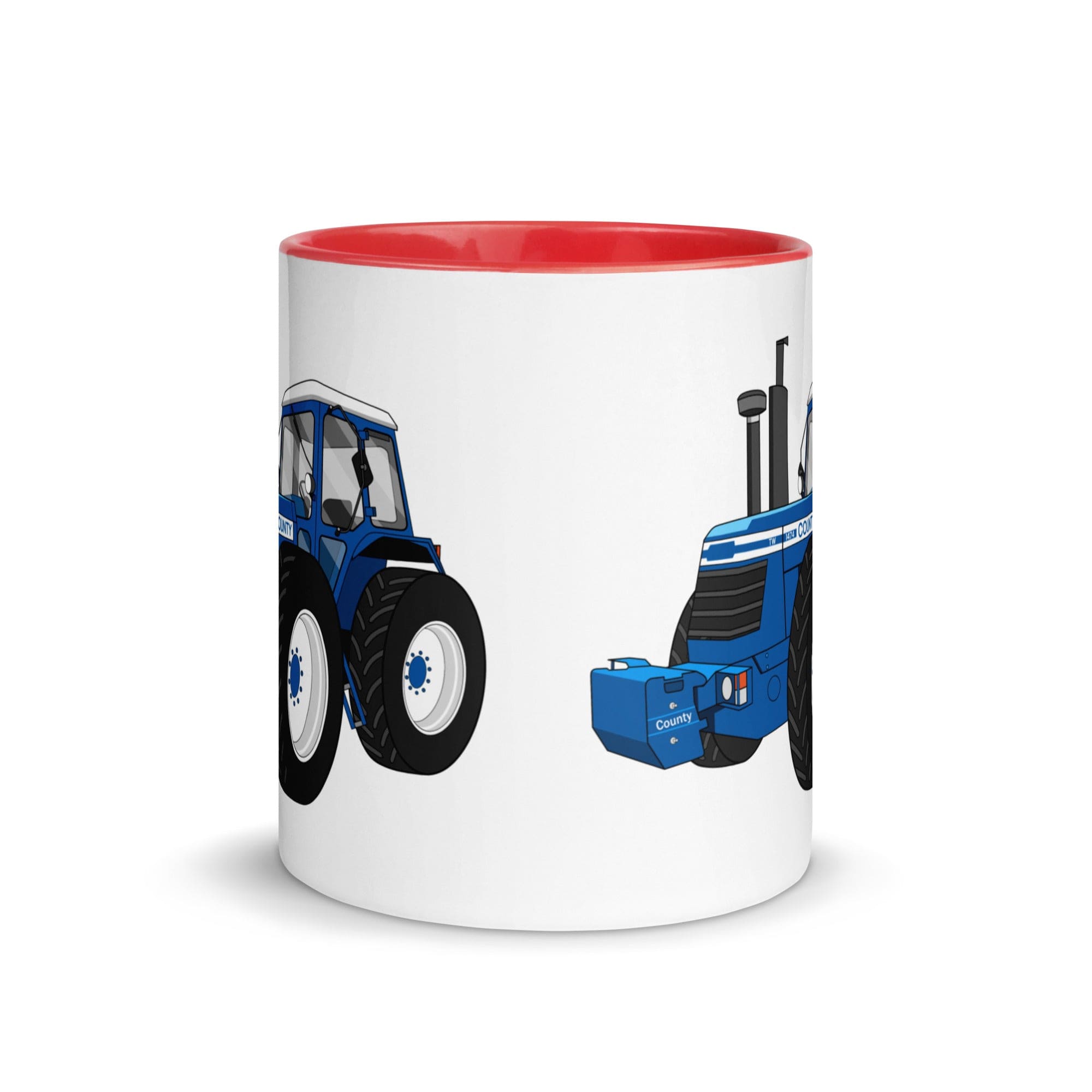 The Tractors Mugs Store Mug with Color Inside County 1474 (1982) Mug with Color Inside Quality Farmers Merch