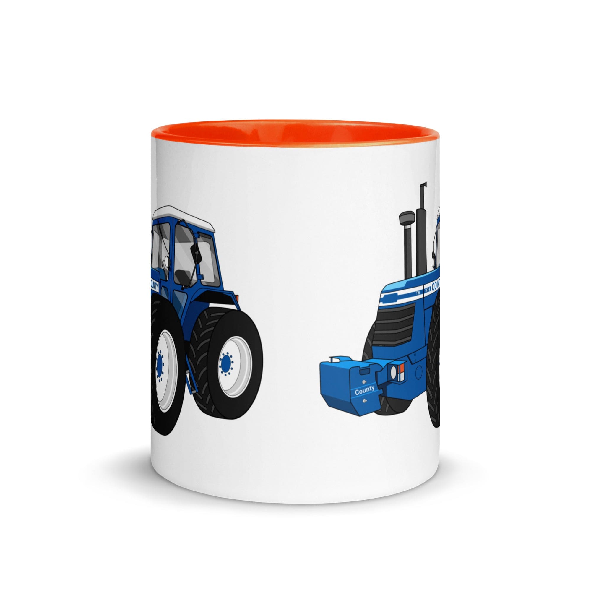 The Tractors Mugs Store Mug with Color Inside County 1474 (1982) Mug with Color Inside Quality Farmers Merch