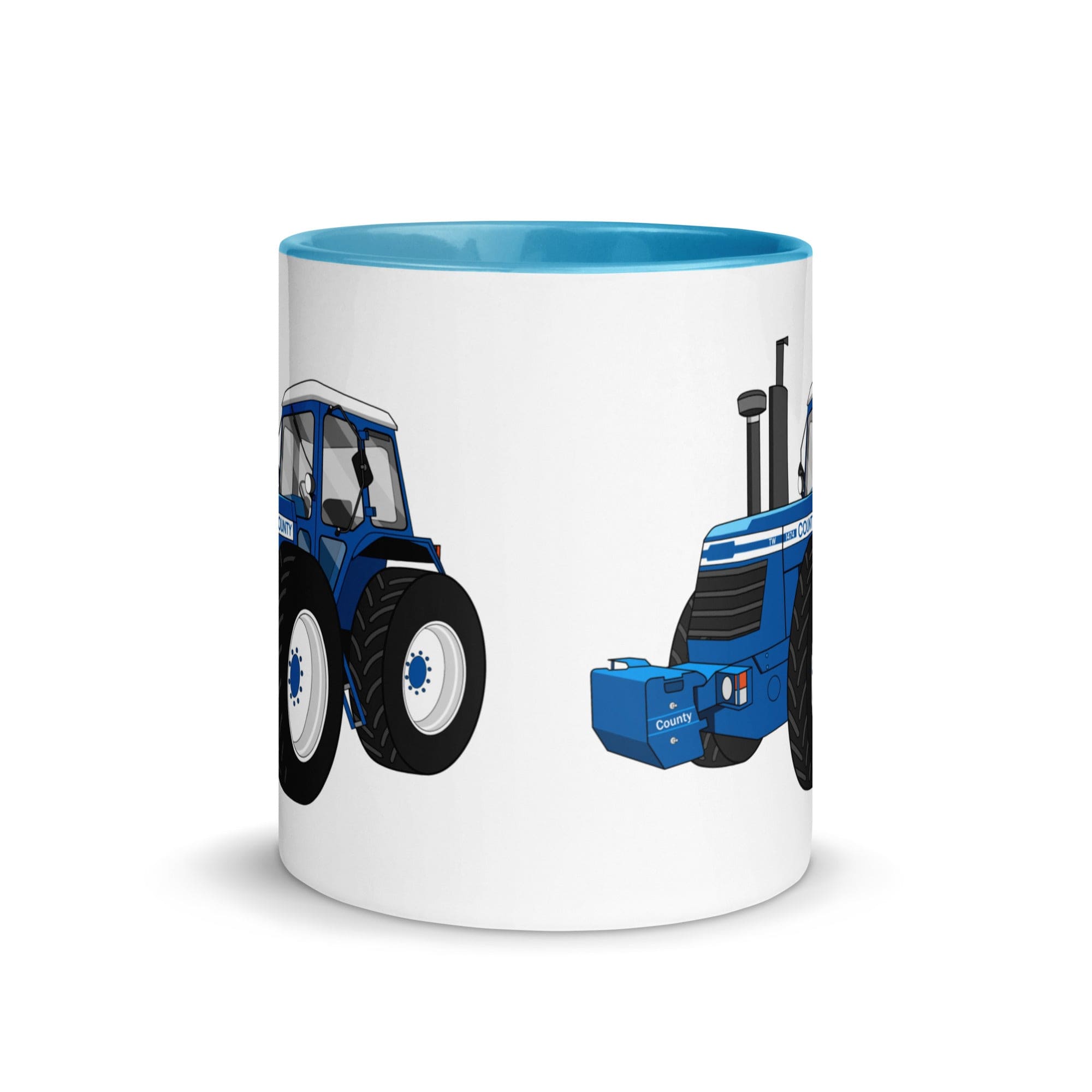 The Tractors Mugs Store Mug with Color Inside County 1474 (1982) Mug with Color Inside Quality Farmers Merch