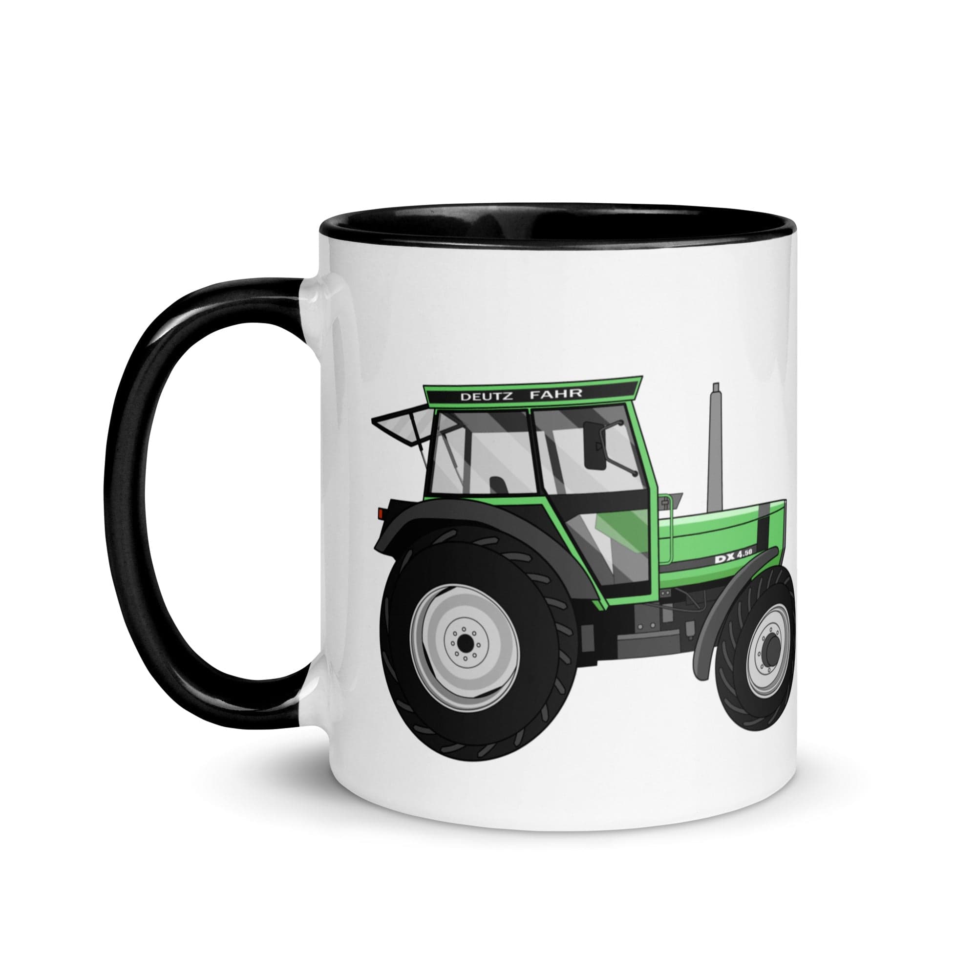 The Tractors Mugs Store Mug with Color Inside Deutz Fahr DX 4.50 Mug with Color Inside Quality Farmers Merch