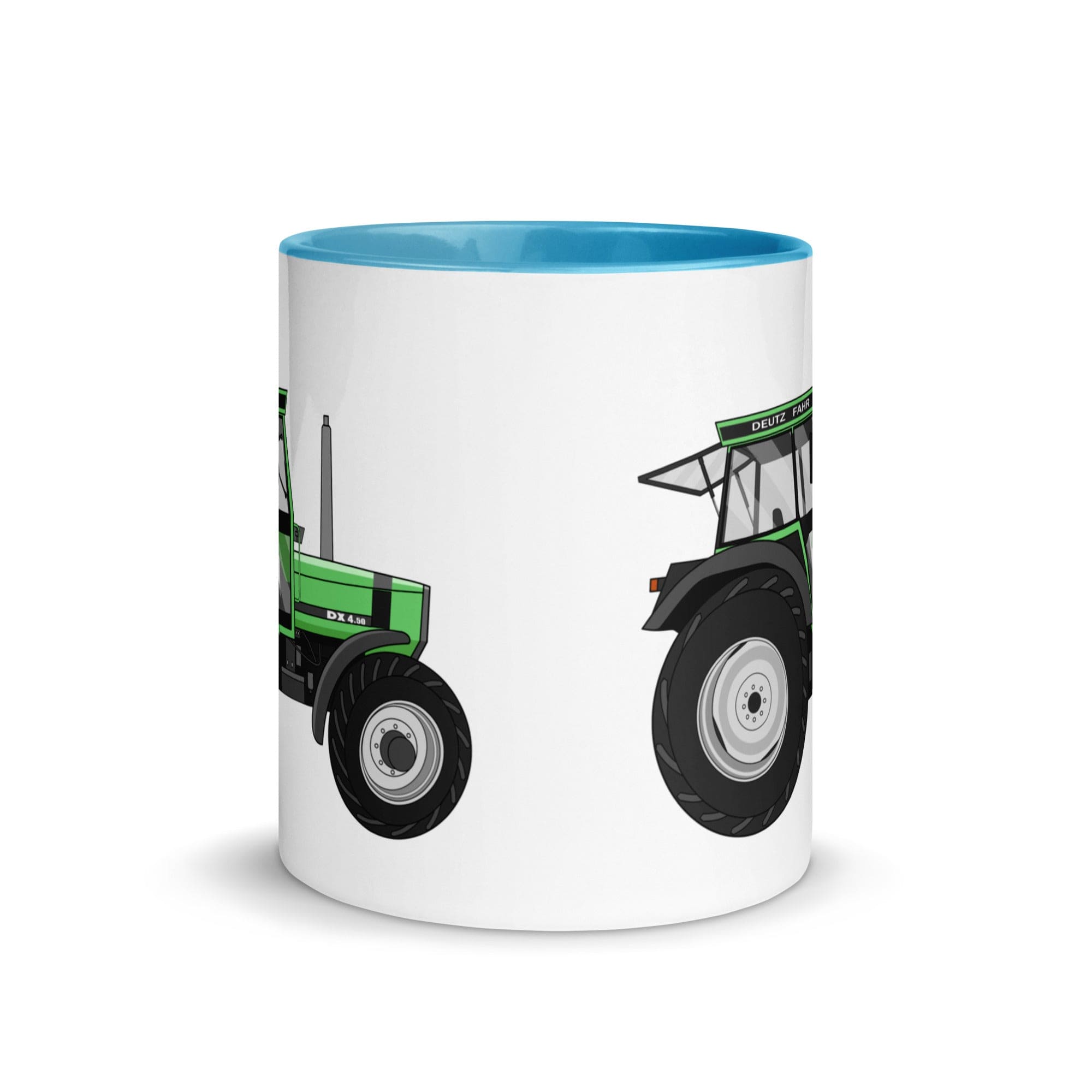 The Tractors Mugs Store Mug with Color Inside Deutz Fahr DX 4.50 Mug with Color Inside Quality Farmers Merch