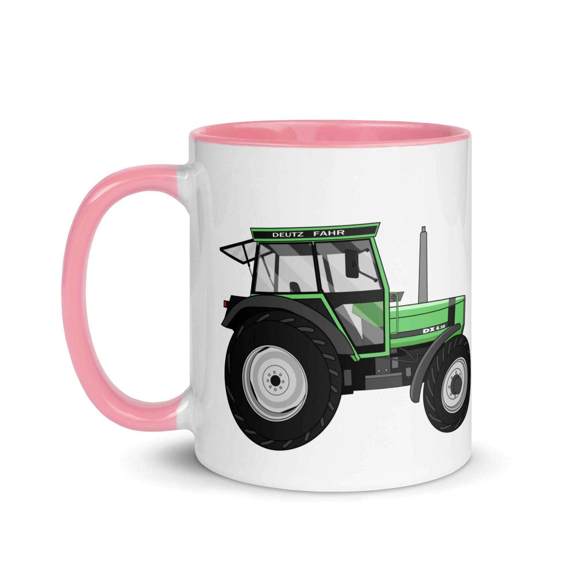 The Tractors Mugs Store Mug with Color Inside Deutz Fahr DX 4.50 Mug with Color Inside Quality Farmers Merch