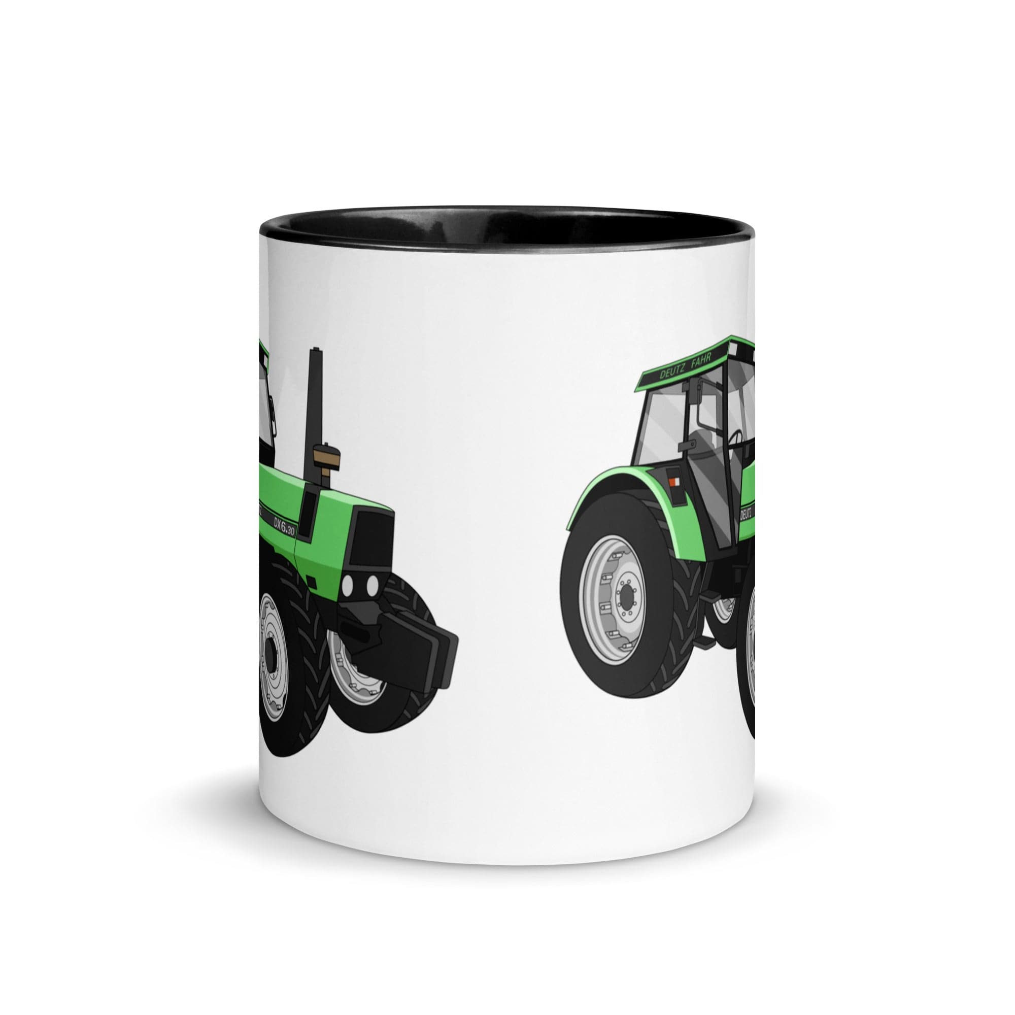 The Tractors Mugs Store Mug with Color Inside Deutz Fahr DX 6.30 Mug with Color Inside Quality Farmers Merch