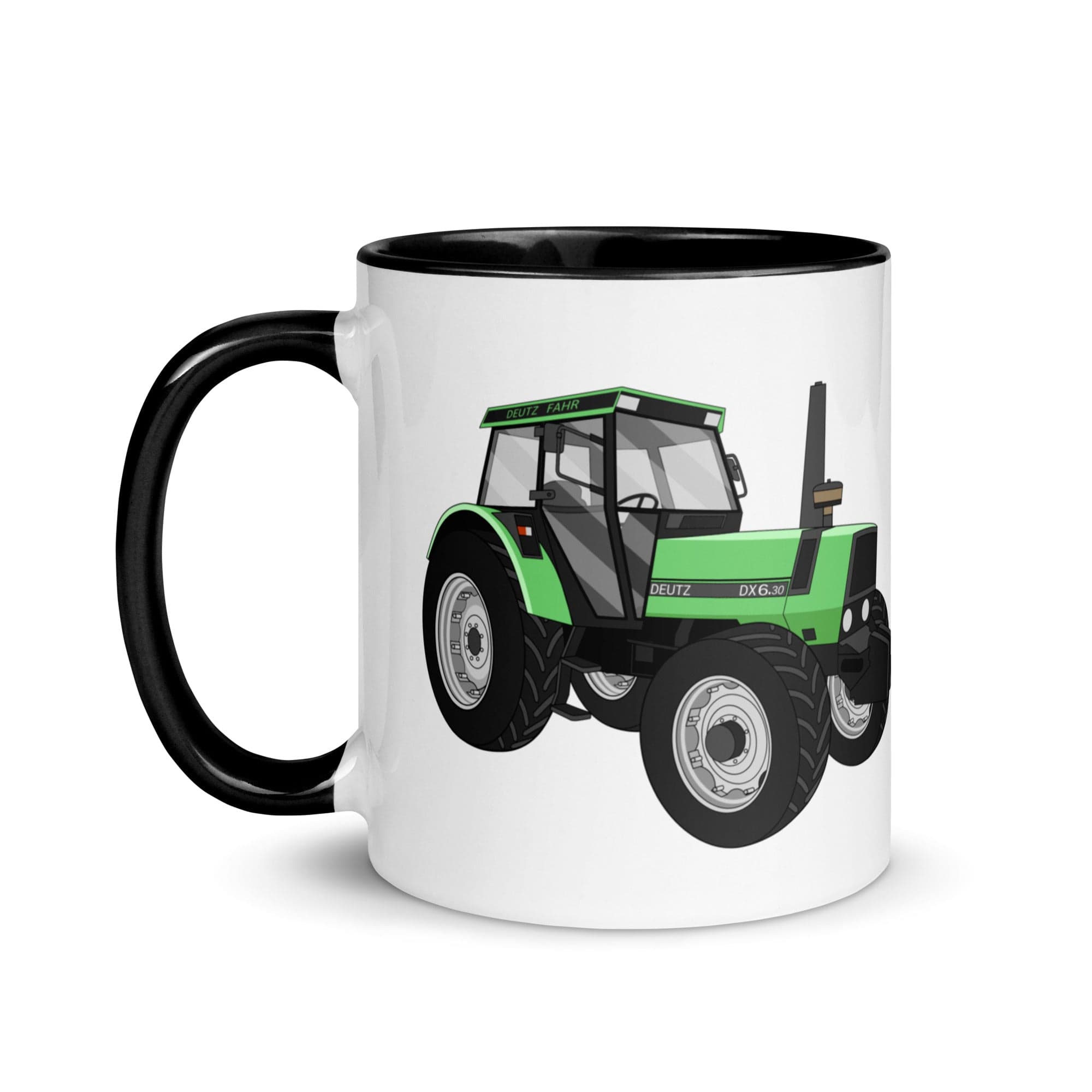 The Tractors Mugs Store Mug with Color Inside Deutz Fahr DX 6.30 Mug with Color Inside Quality Farmers Merch