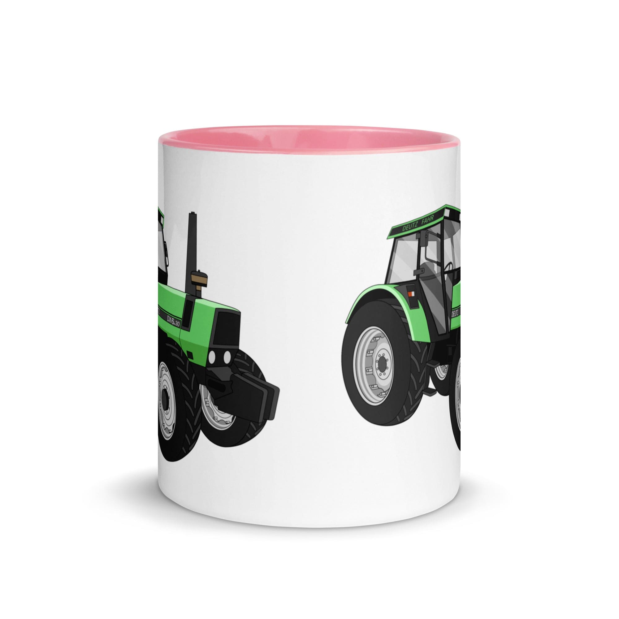 The Tractors Mugs Store Mug with Color Inside Deutz Fahr DX 6.30 Mug with Color Inside Quality Farmers Merch