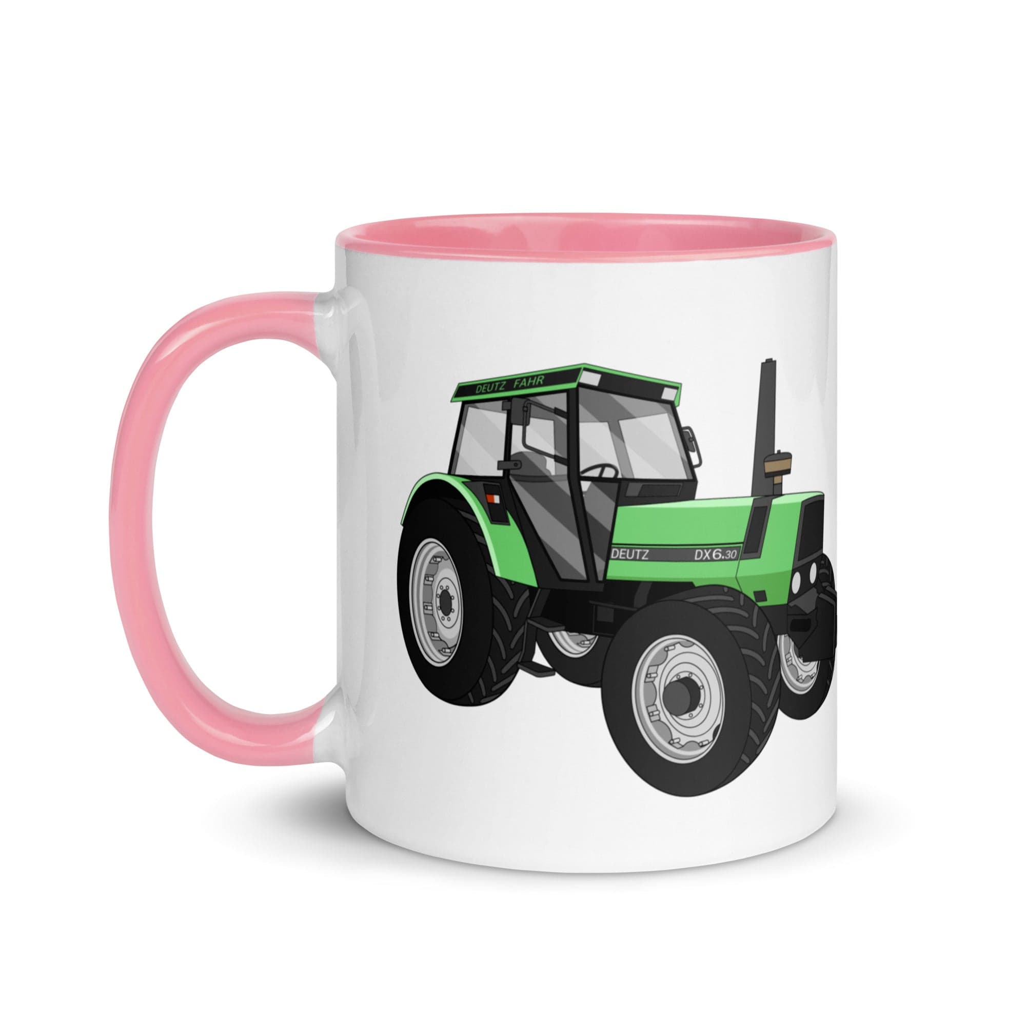 The Tractors Mugs Store Mug with Color Inside Deutz Fahr DX 6.30 Mug with Color Inside Quality Farmers Merch