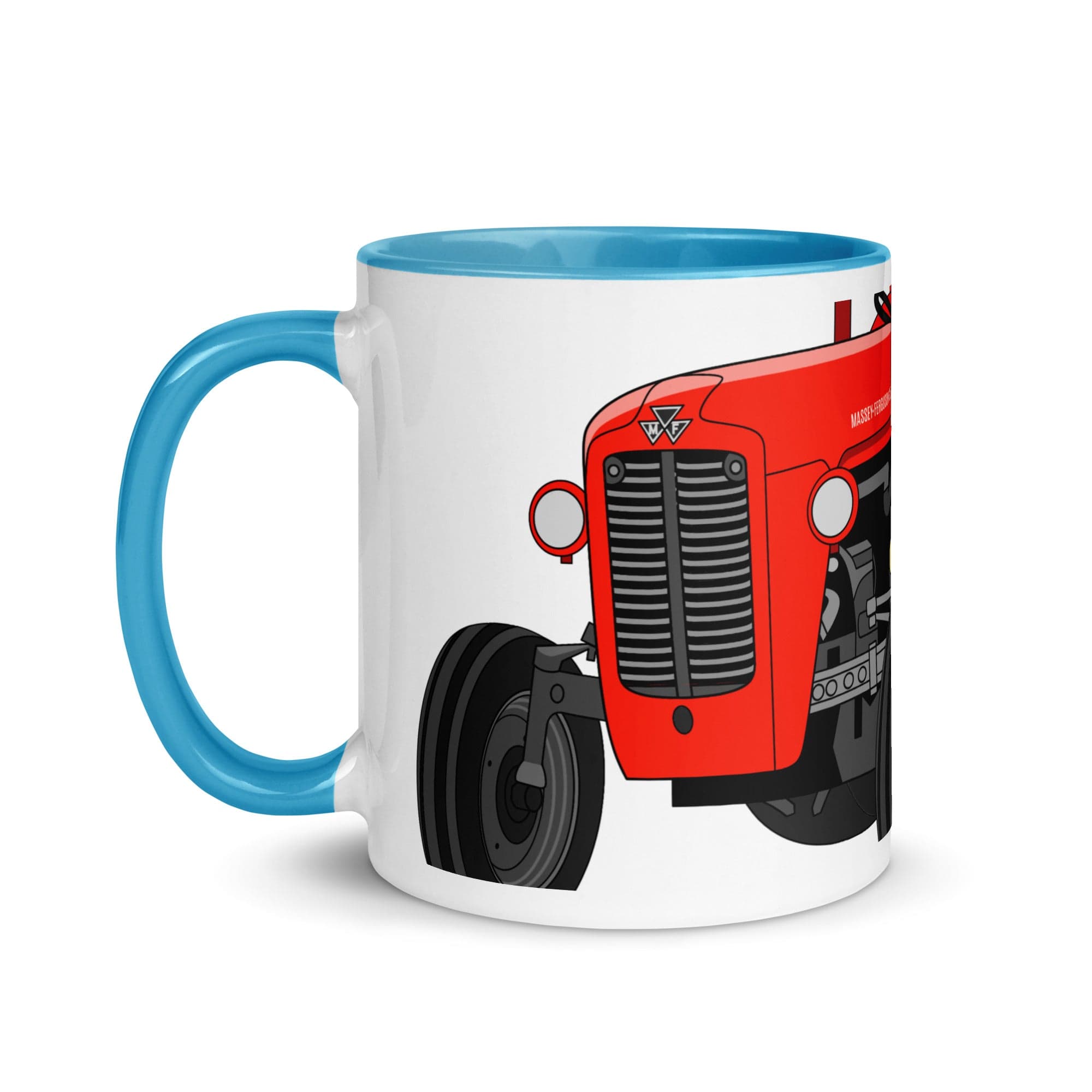 The Tractors Mugs Store Mug with Color Inside Massey Ferguson 35X 2.0 Mug with Color Inside Quality Farmers Merch