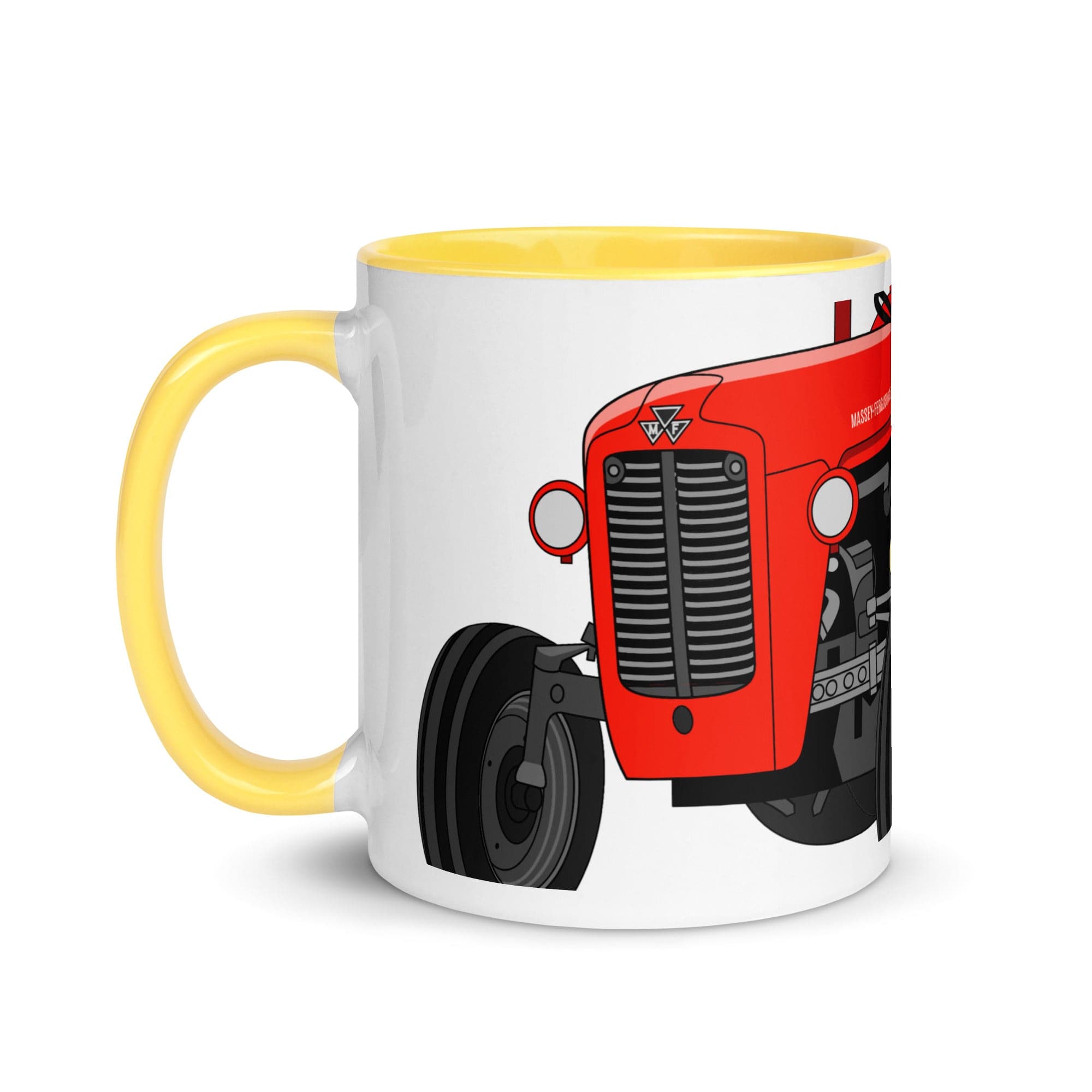 The Tractors Mugs Store Mug with Color Inside Massey Ferguson 35X 2.0 Mug with Color Inside Quality Farmers Merch