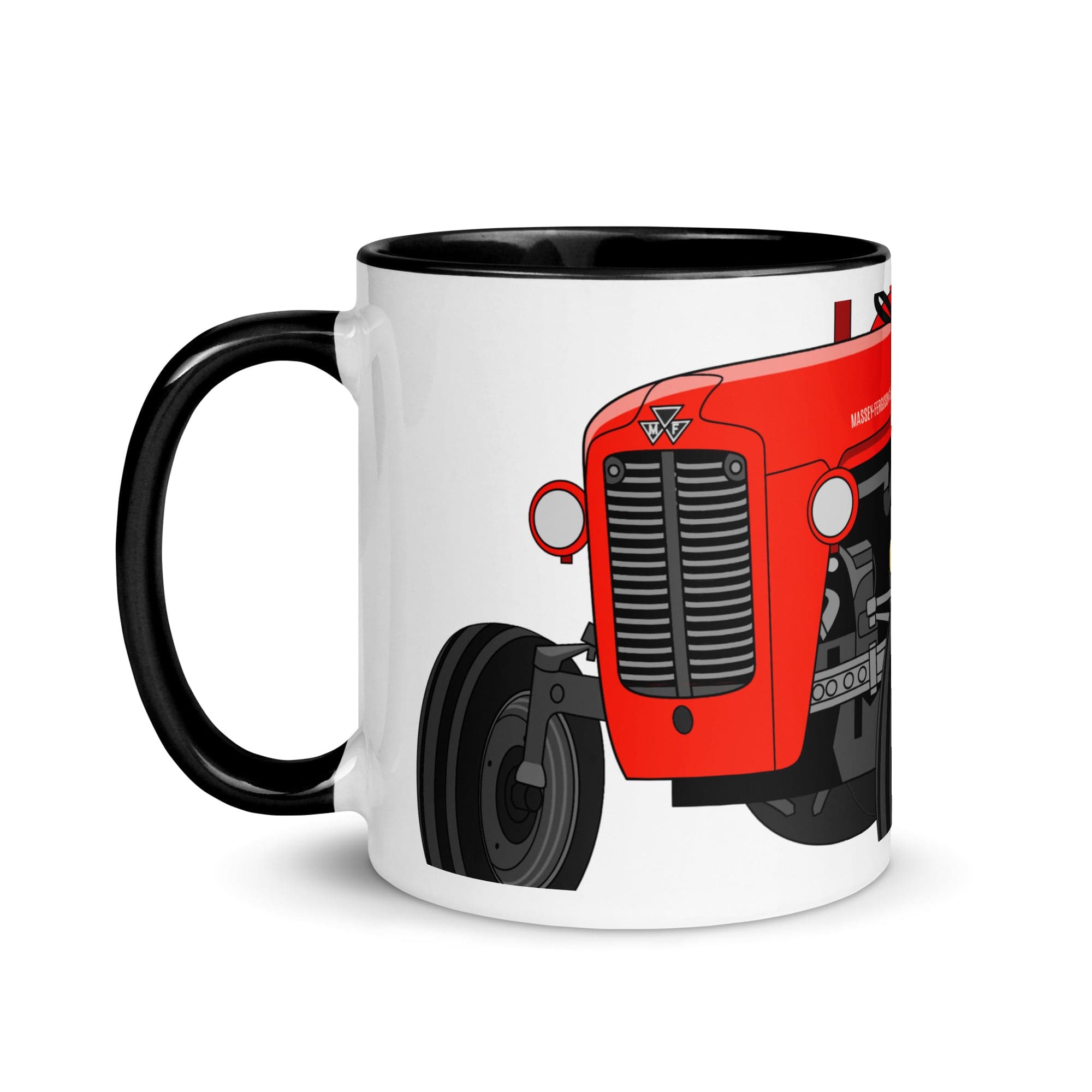 The Tractors Mugs Store Mug with Color Inside Massey Ferguson 35X 2.0 Mug with Color Inside Quality Farmers Merch