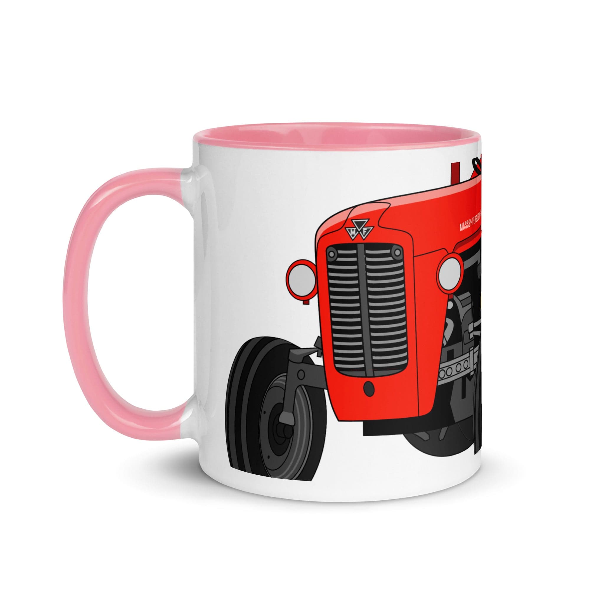 The Tractors Mugs Store Mug with Color Inside Massey Ferguson 35X 2.0 Mug with Color Inside Quality Farmers Merch