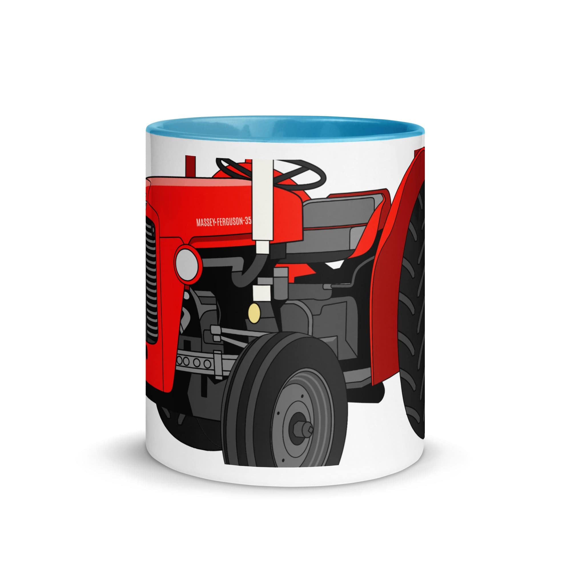 The Tractors Mugs Store Mug with Color Inside Massey Ferguson 35X 2.0 Mug with Color Inside Quality Farmers Merch