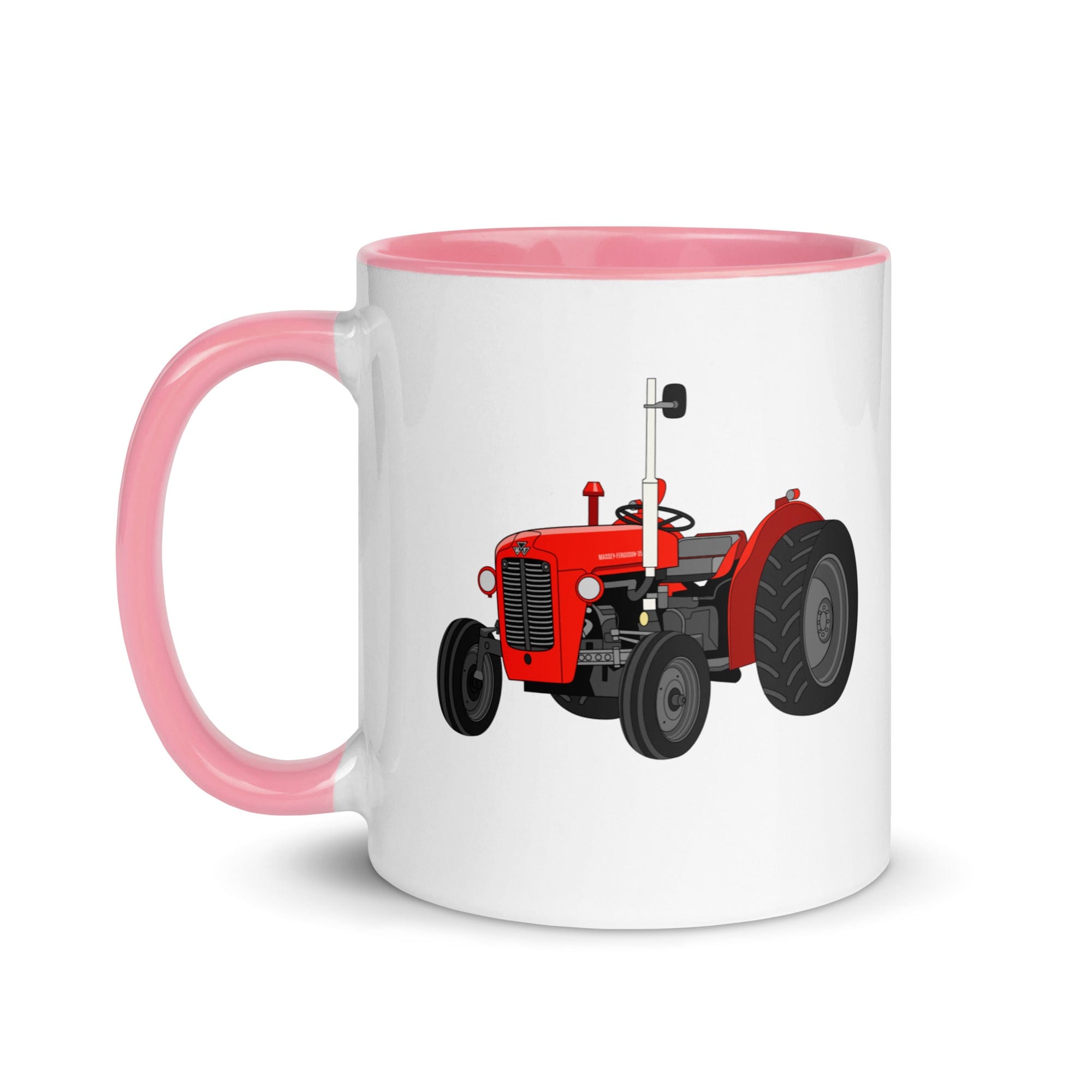 The Tractors Mugs Store Mug with Color Inside Massey Ferguson 35X Mug with Color Inside Quality Farmers Merch