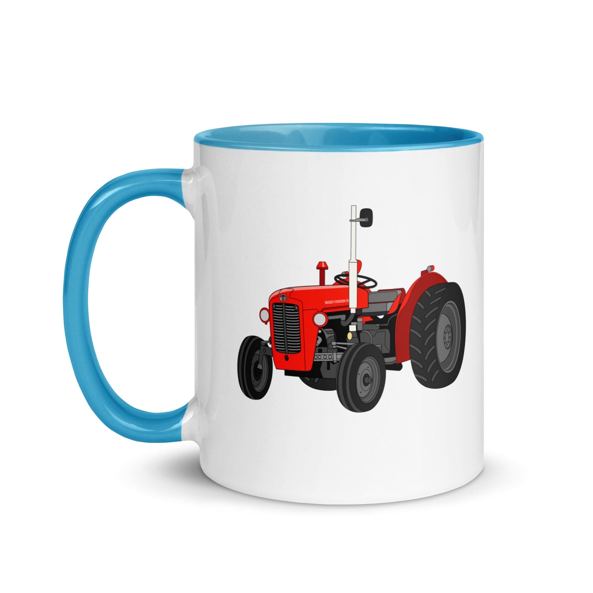 The Tractors Mugs Store Mug with Color Inside Massey Ferguson 35X Mug with Color Inside Quality Farmers Merch