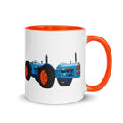 The Tractors Mugs Store Mug with Color Inside Orange Doe Triple D (1962) Mug with Color Inside Quality Farmers Merch