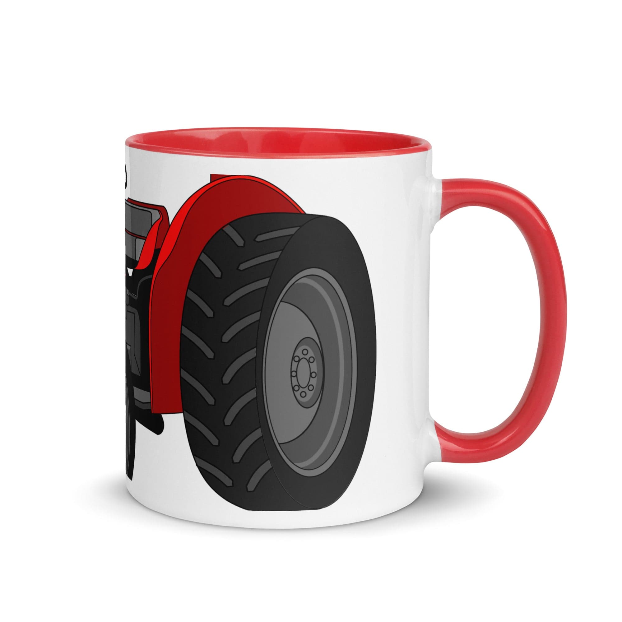 The Tractors Mugs Store Mug with Color Inside Red Massey Ferguson 35X 2.0 Mug with Color Inside Quality Farmers Merch