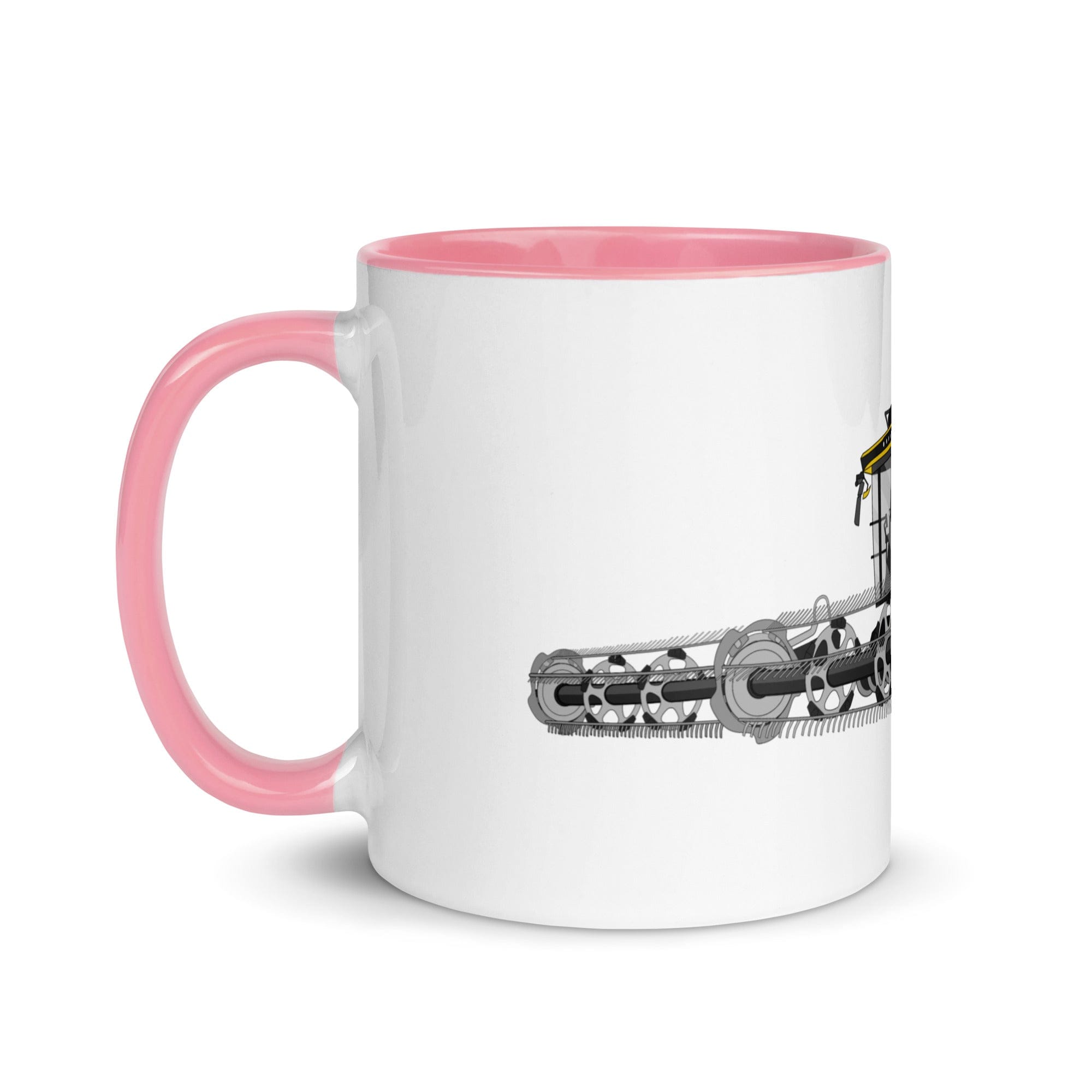 The Tractors Mugs Store New Holland CR Combine Harvester (2004) 2.0 Mug with Color Inside Quality Farmers Merch