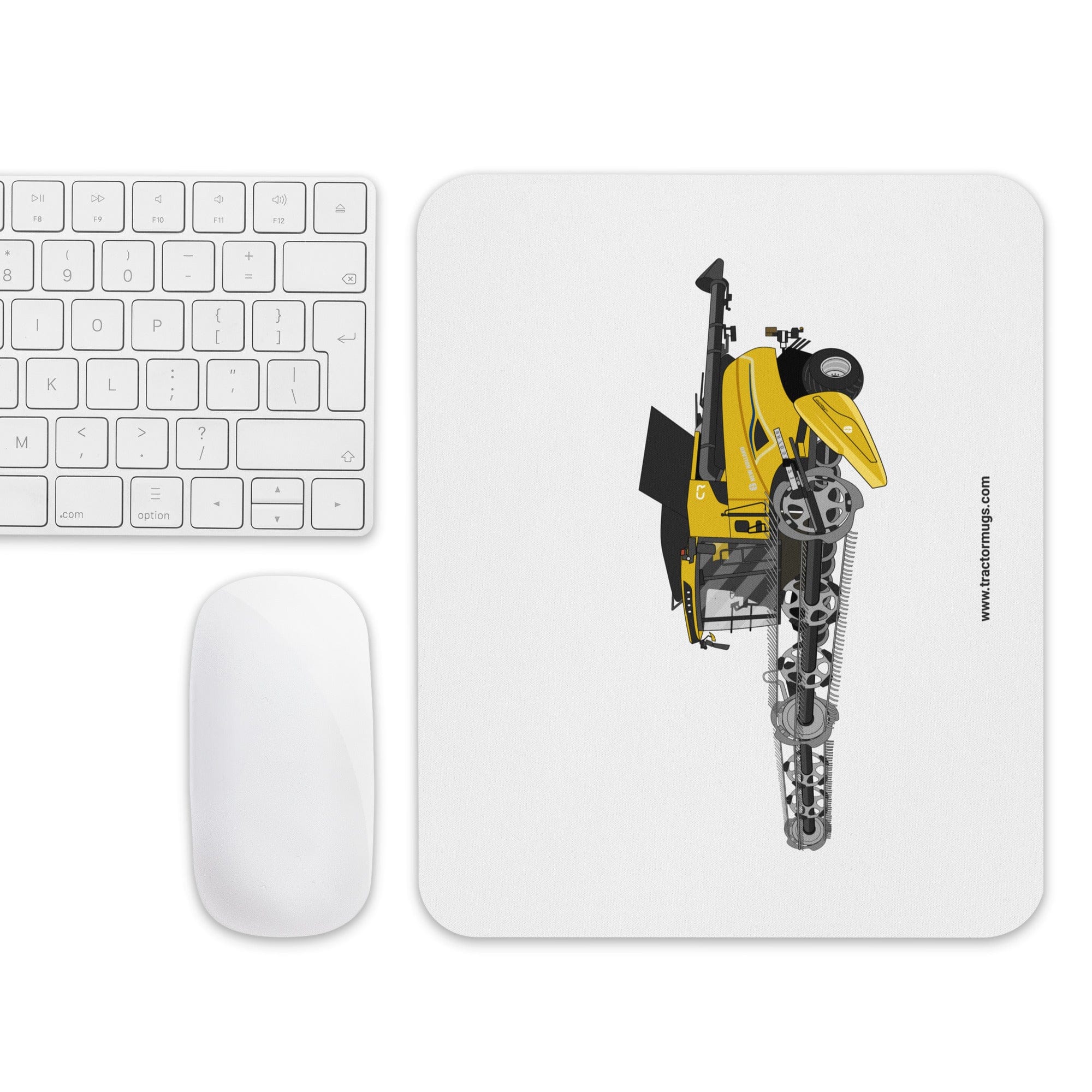 The Tractors Mugs Store New Holland CR Combine Harvester (2004). Mouse pad Quality Farmers Merch