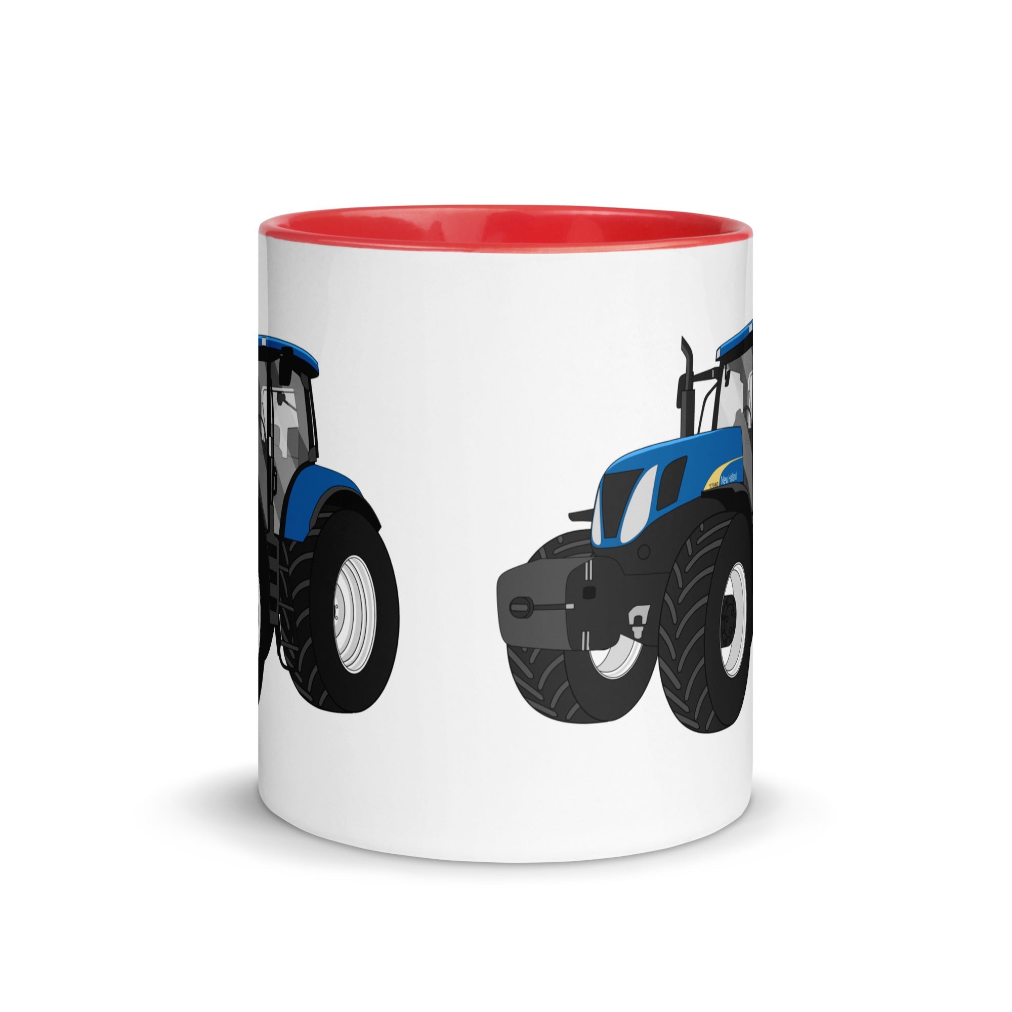 The Tractors Mugs Store New Holland The 7040 -1 Mug with Color Inside Quality Farmers Merch