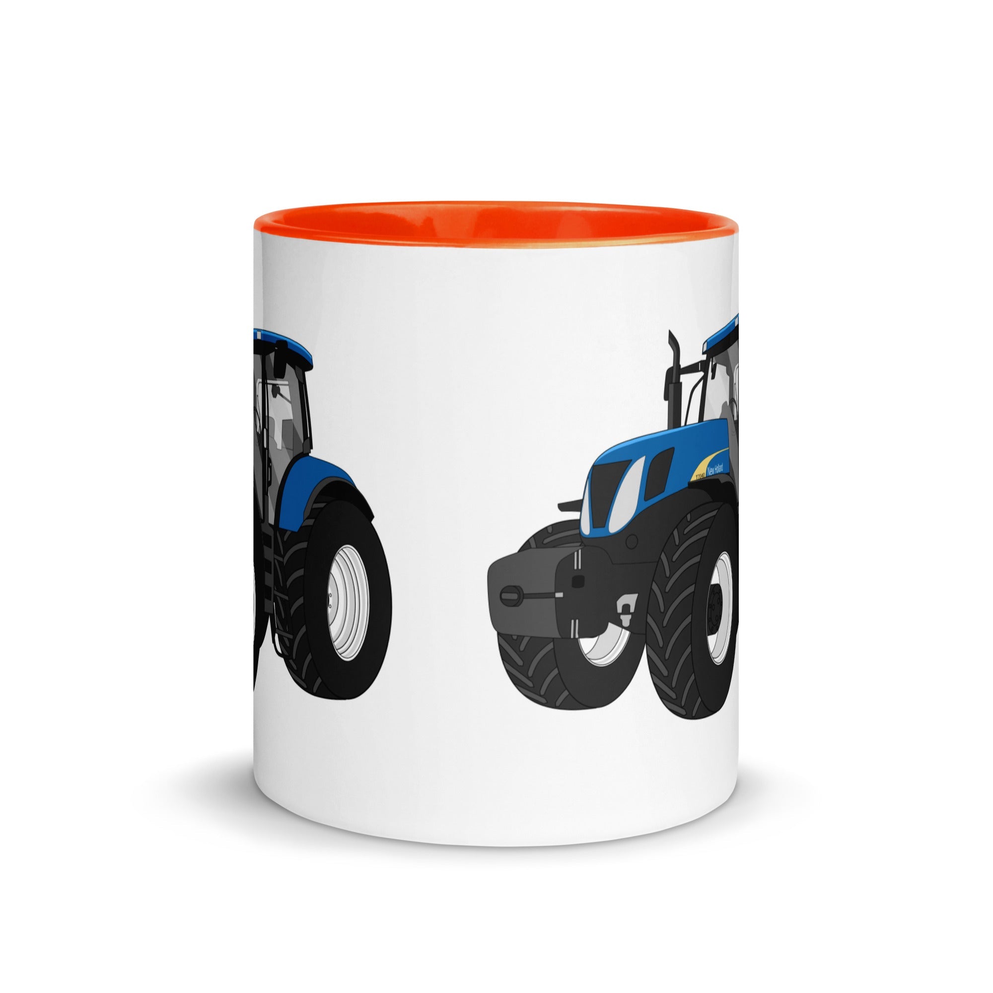 The Tractors Mugs Store New Holland The 7040 -1 Mug with Color Inside Quality Farmers Merch