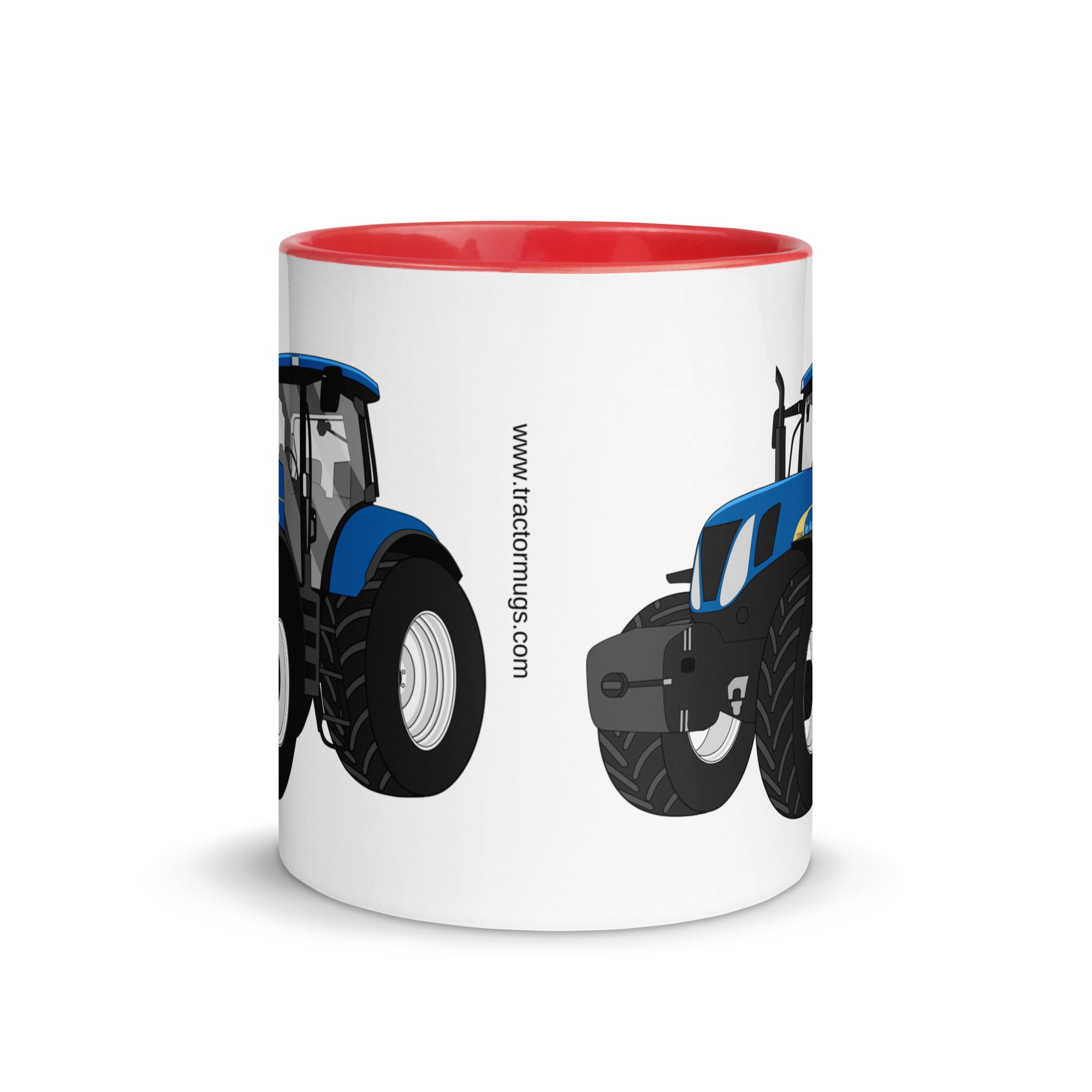 The Tractors Mugs Store New Holland The 7040 -1 Mug with Color Inside Quality Farmers Merch