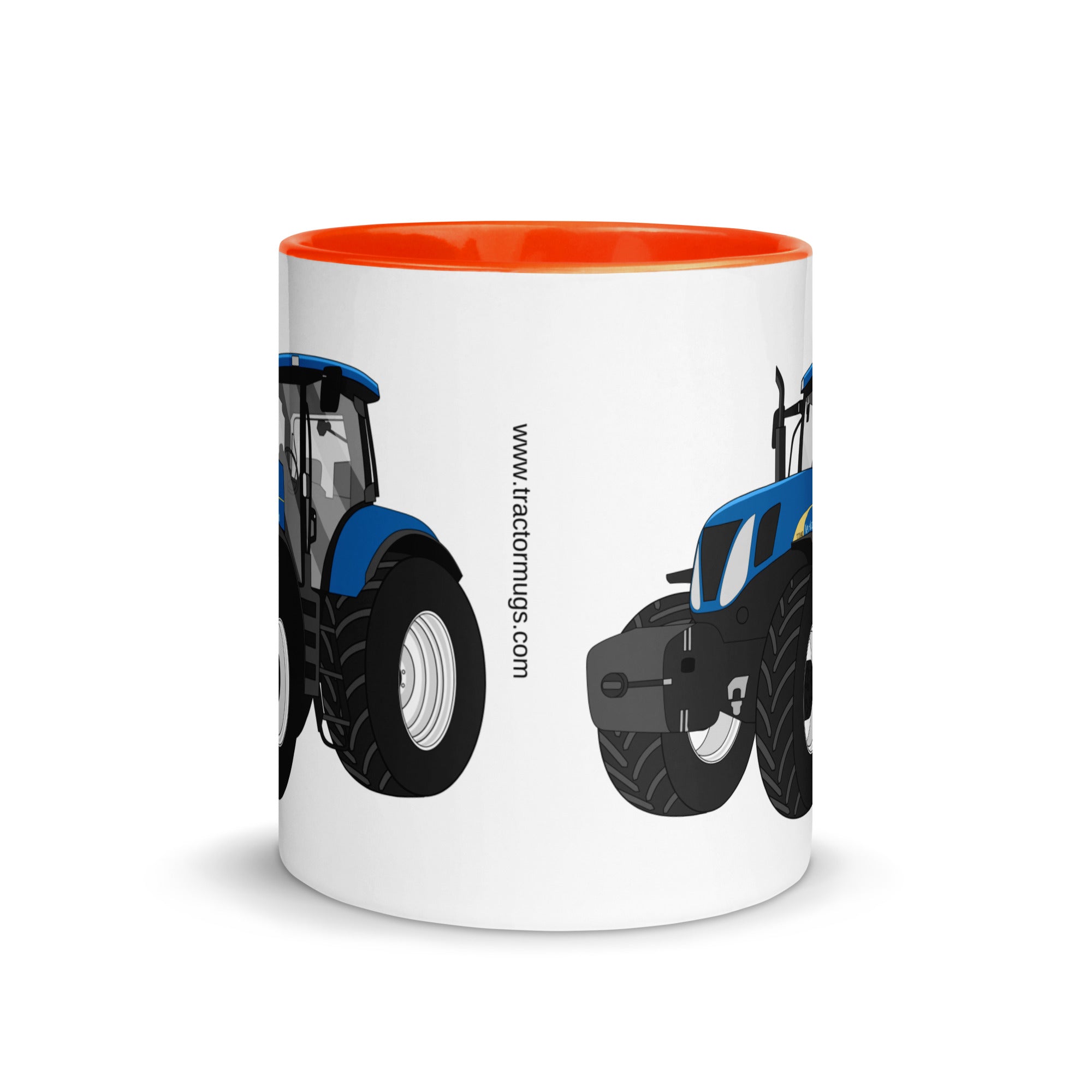 The Tractors Mugs Store New Holland The 7040 -1 Mug with Color Inside Quality Farmers Merch