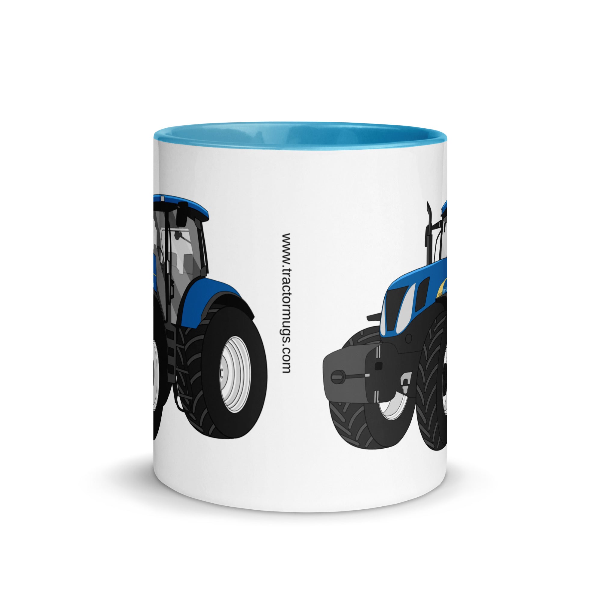 The Tractors Mugs Store New Holland The 7040 -1 Mug with Color Inside Quality Farmers Merch