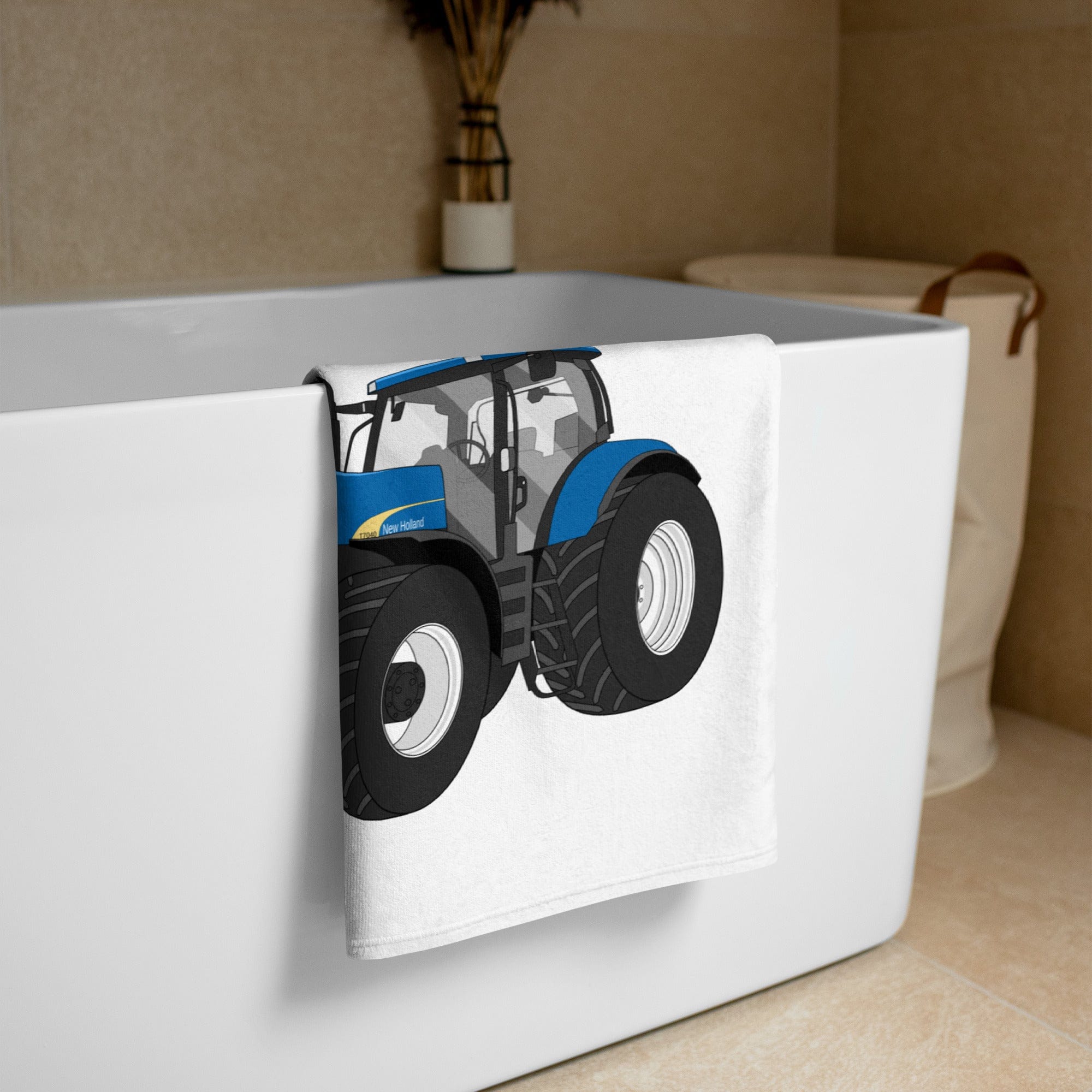 The Tractors Mugs Store New Holland The 7040-1 Towel Quality Farmers Merch