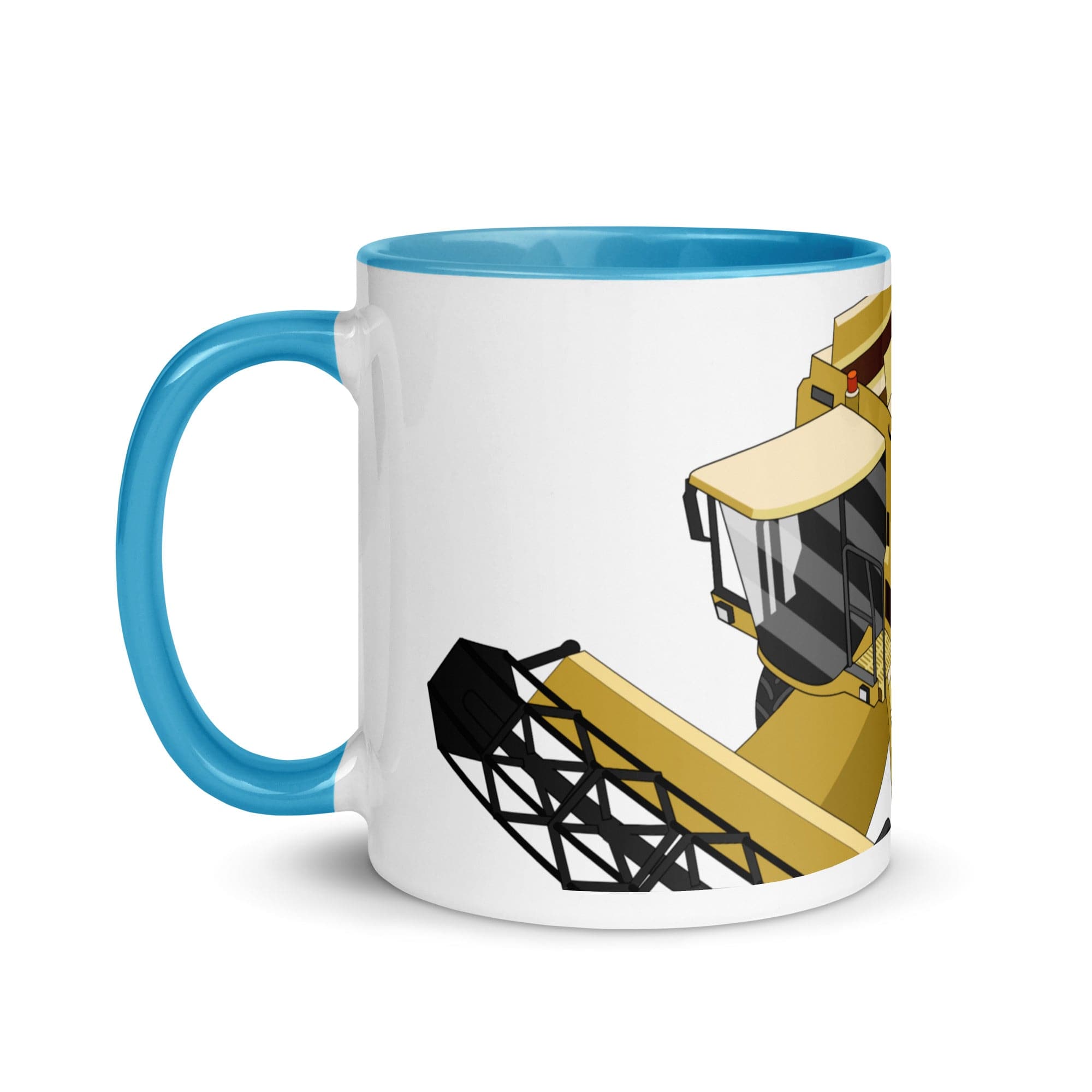 The Tractors Mugs Store New Holland TX 66 Combine Harvester 2.0 Mug with Color Inside Quality Farmers Merch