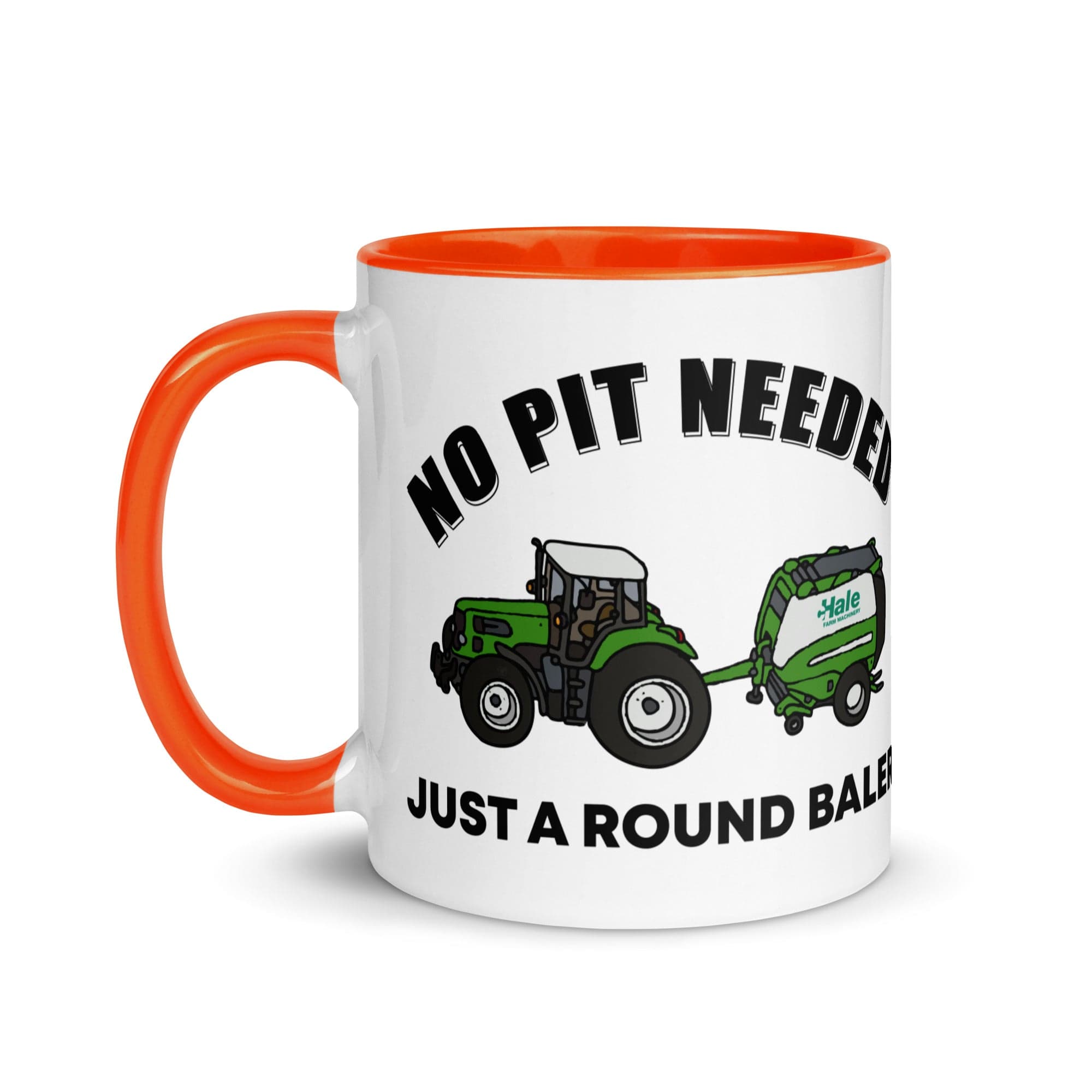 The Tractors Mugs Store No Pit Needed Mug with Color Inside Quality Farmers Merch