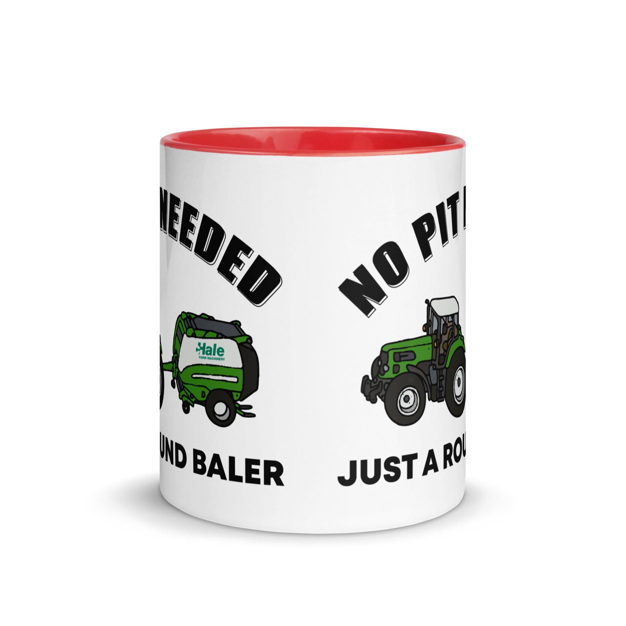 The Tractors Mugs Store No Pit Needed Mug with Color Inside Quality Farmers Merch