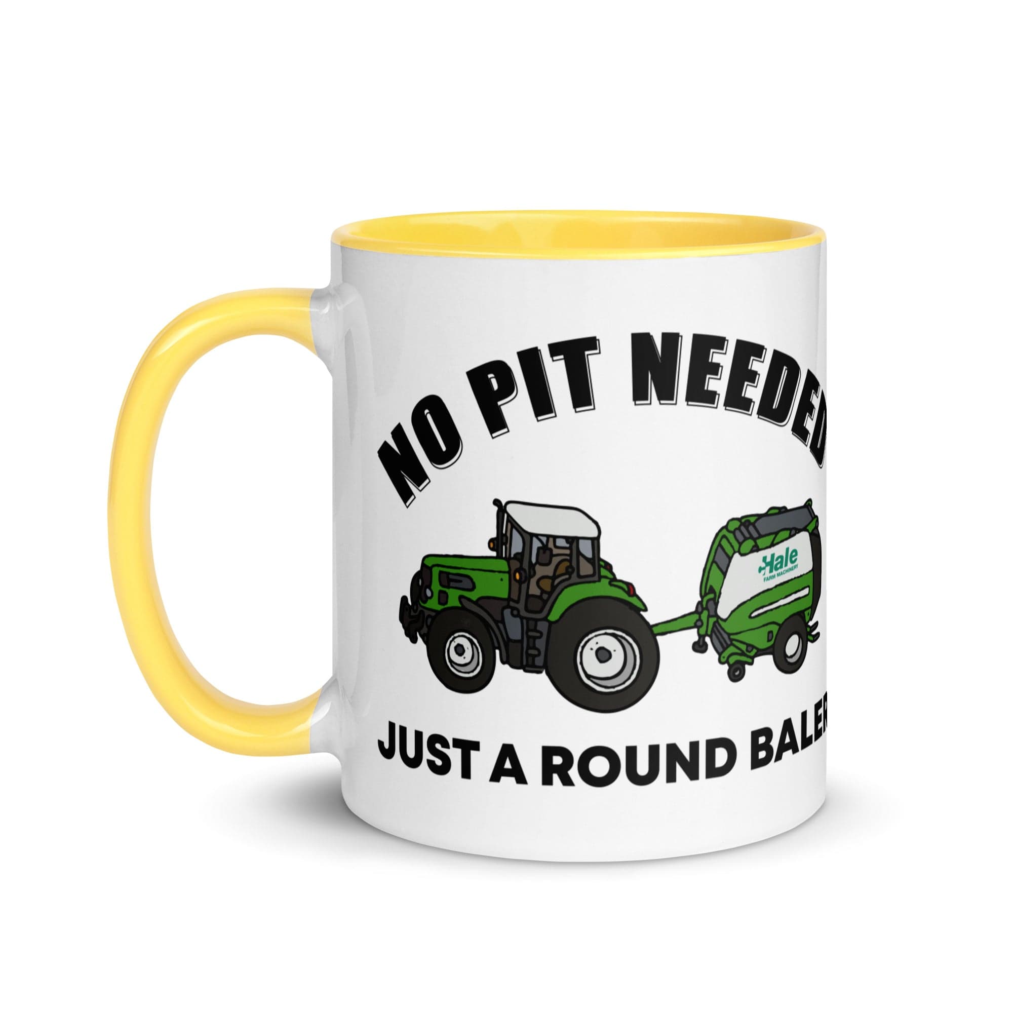 The Tractors Mugs Store No Pit Needed Mug with Color Inside Quality Farmers Merch