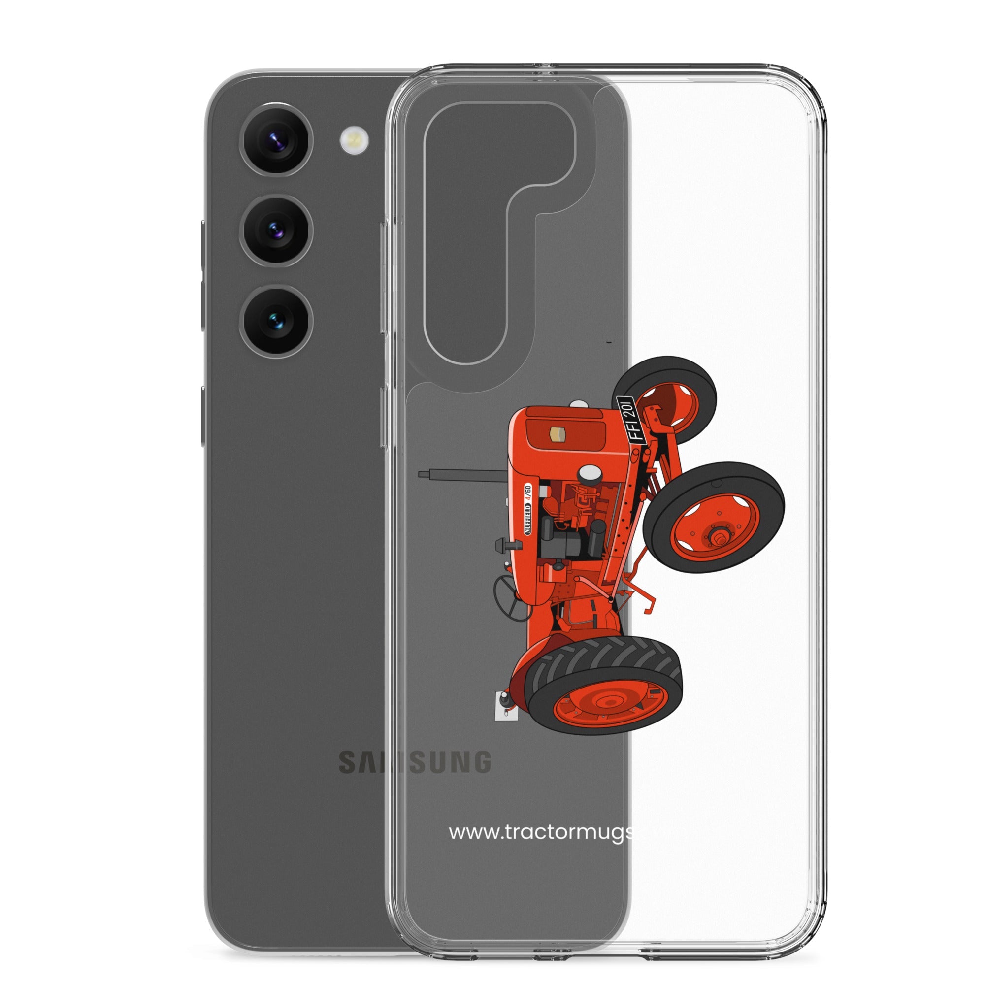 The Tractors Mugs Store Nuffield 4_60 Clear Case for SamsungĀ® Quality Farmers Merch