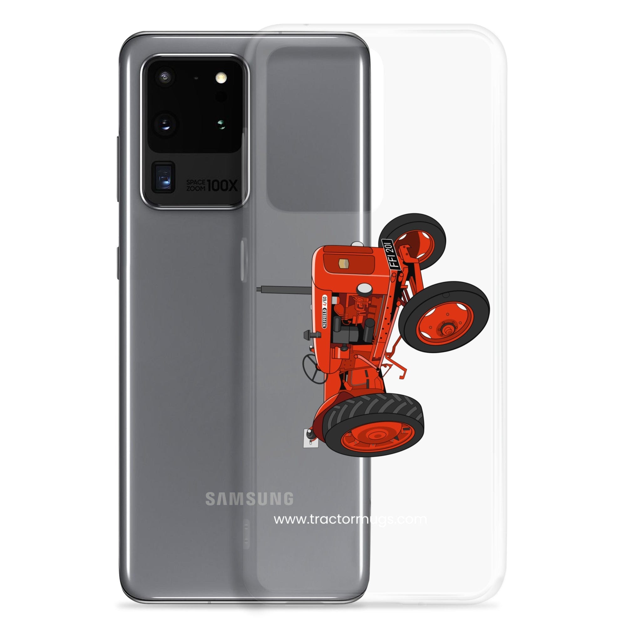 The Tractors Mugs Store Nuffield 4_60 Clear Case for SamsungĀ® Quality Farmers Merch